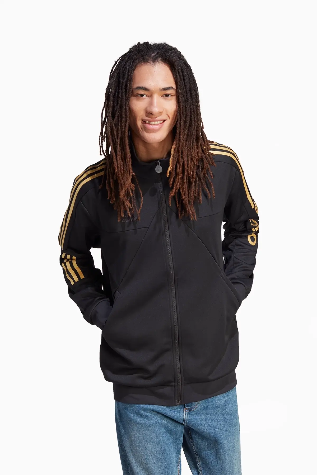 Bluza adidas Tiro Wordmark Track Top - Czarny