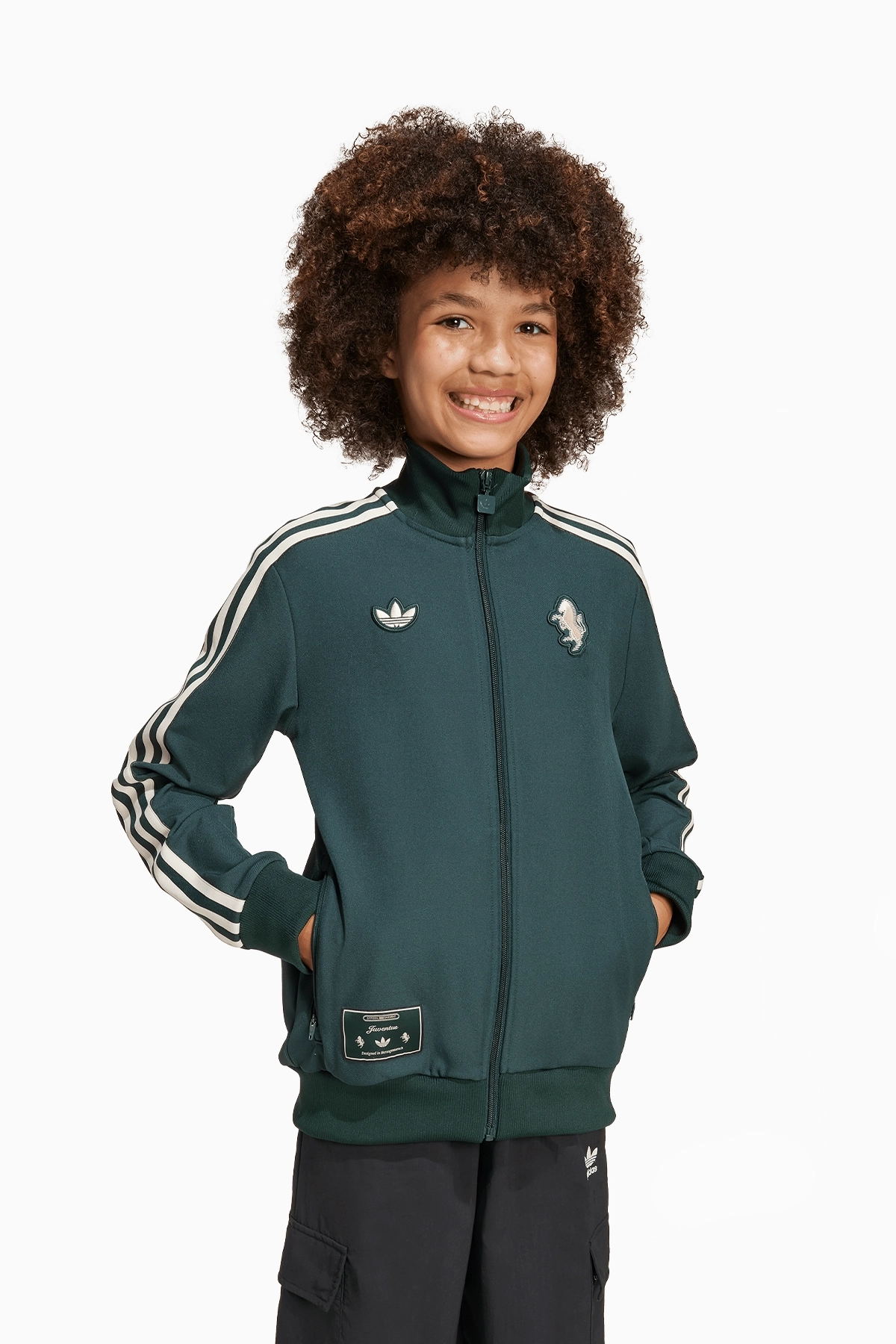 Bluza adidas Juventus FC 25/26 Terrace Icons Full-Zip Junior - Zielony
