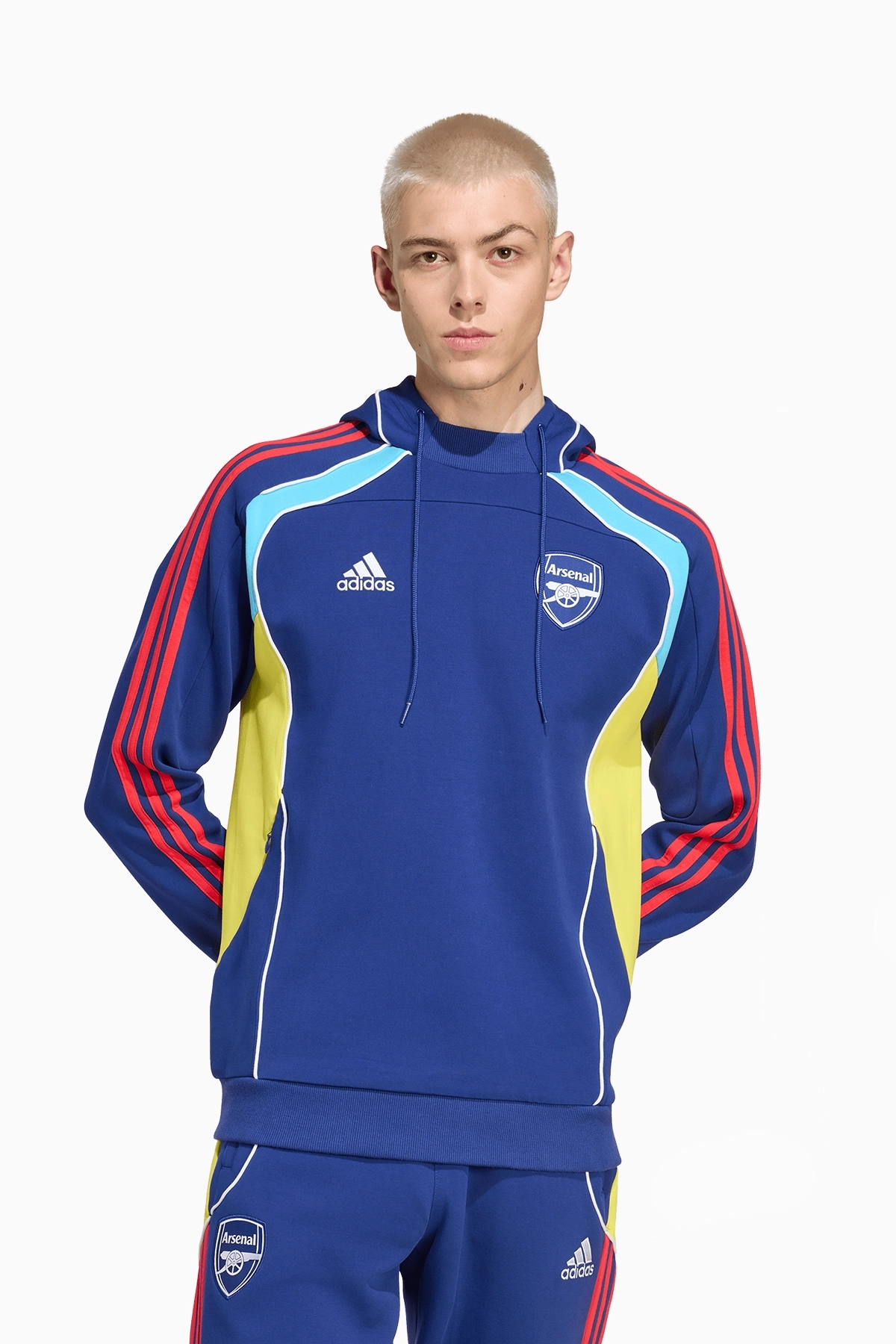 Bluza z kapturem adidas Arsenal FC 25/26 Urban Purist - Niebieski
