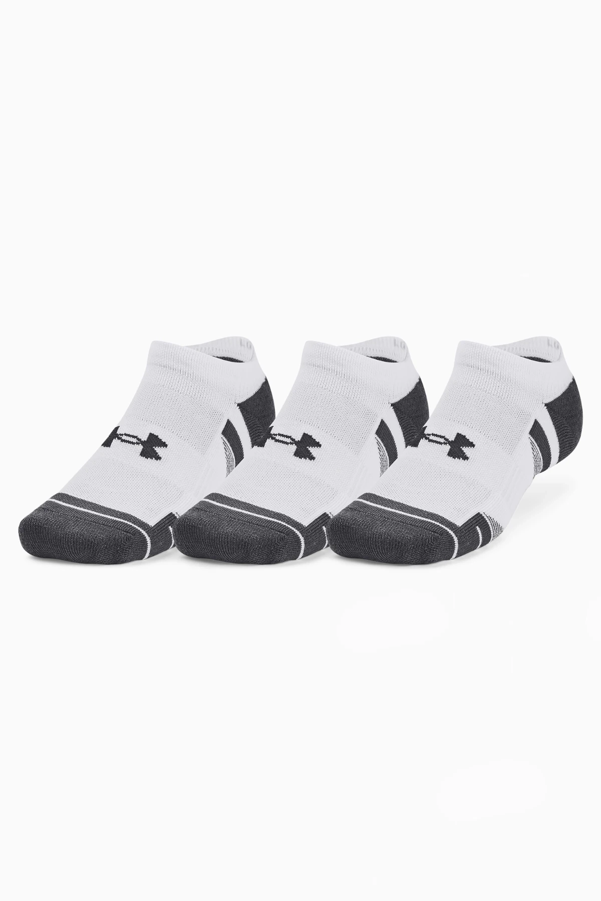 Skarpety Stopki Under Armour Performance Tech No Show 3-Pack - Biały