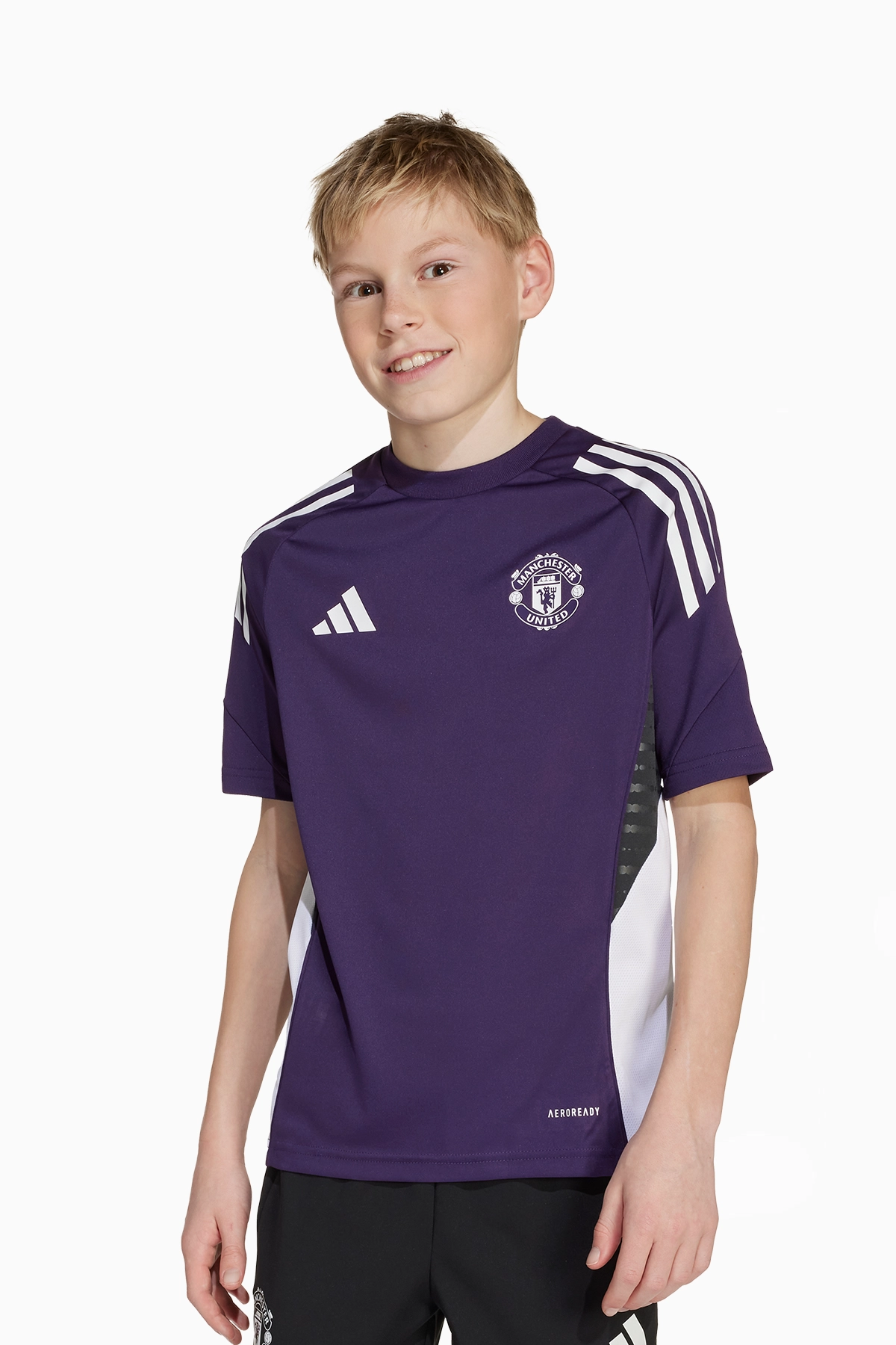 Koszulka adidas Manchester United 25/26 Training Junior - Fioletowy