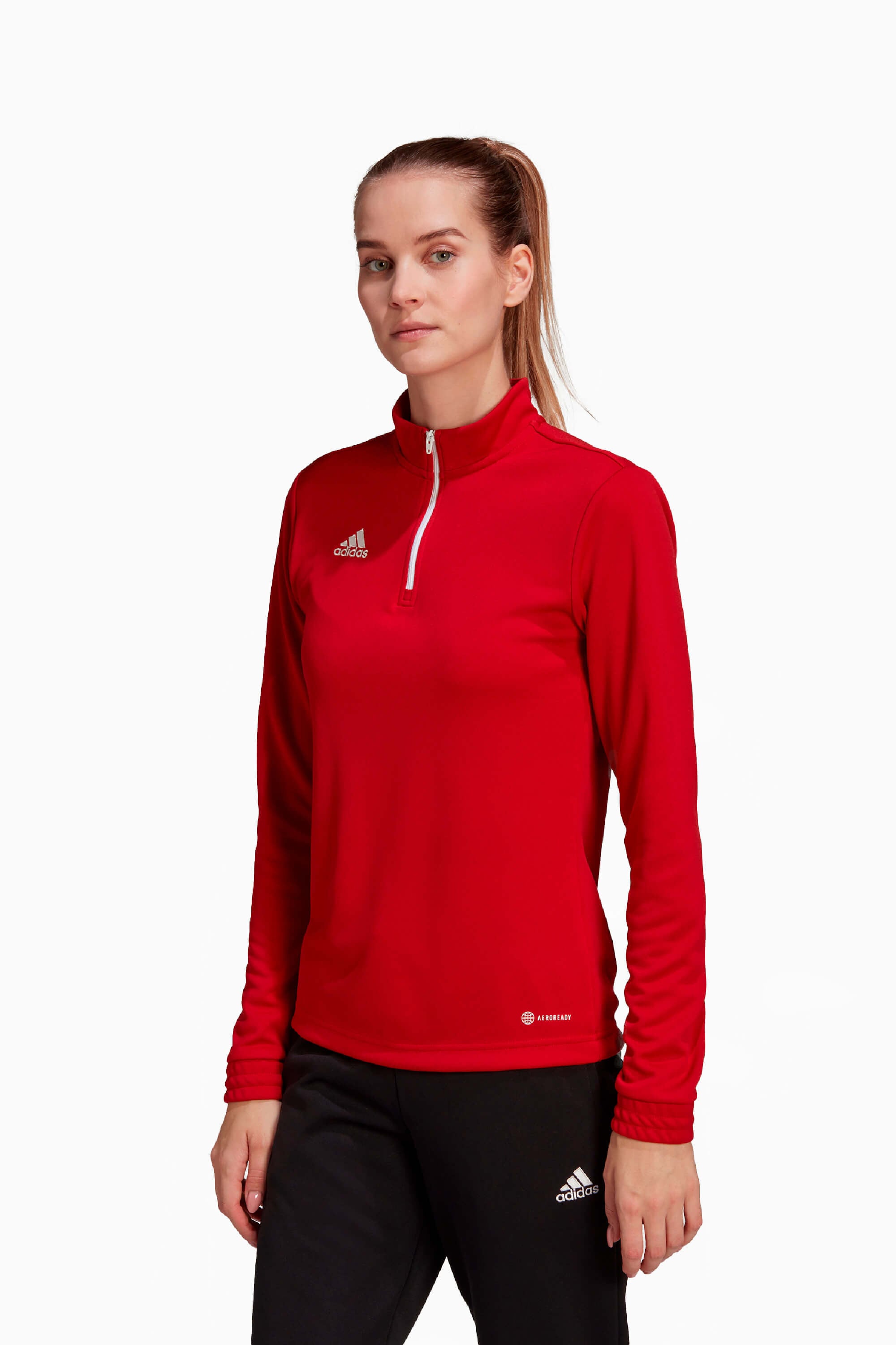 Bluza adidas Entrada 22 Training Top Damska - Czerwony
