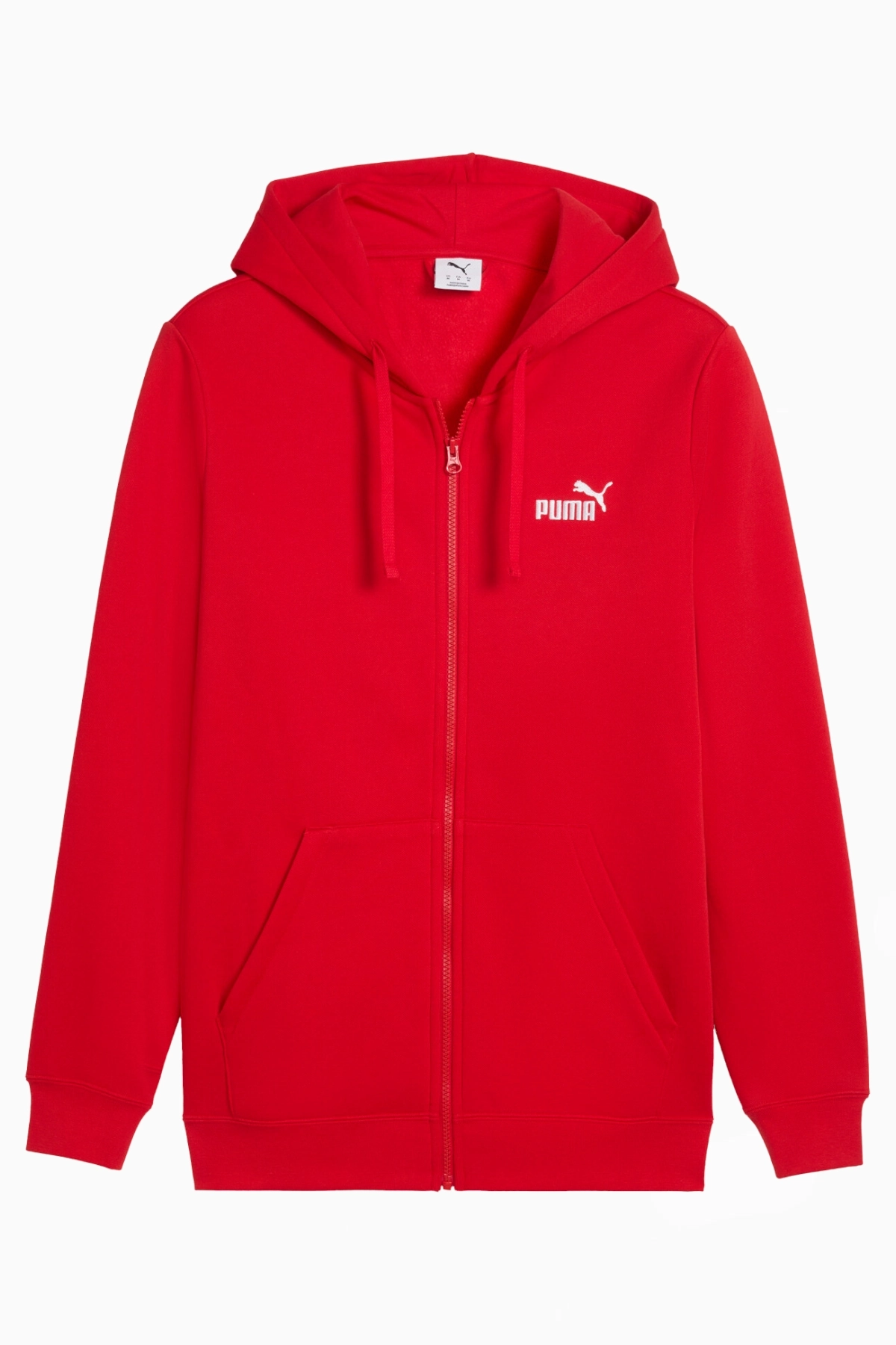 Bluza z kapturem Puma Essentials No.1 Logo Full-Zip - Czerwony