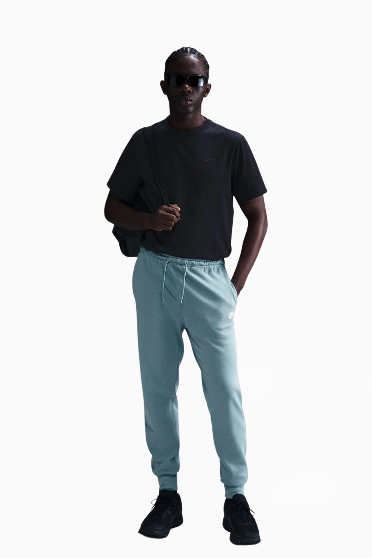 Spodnie Nike Club - Niebieski