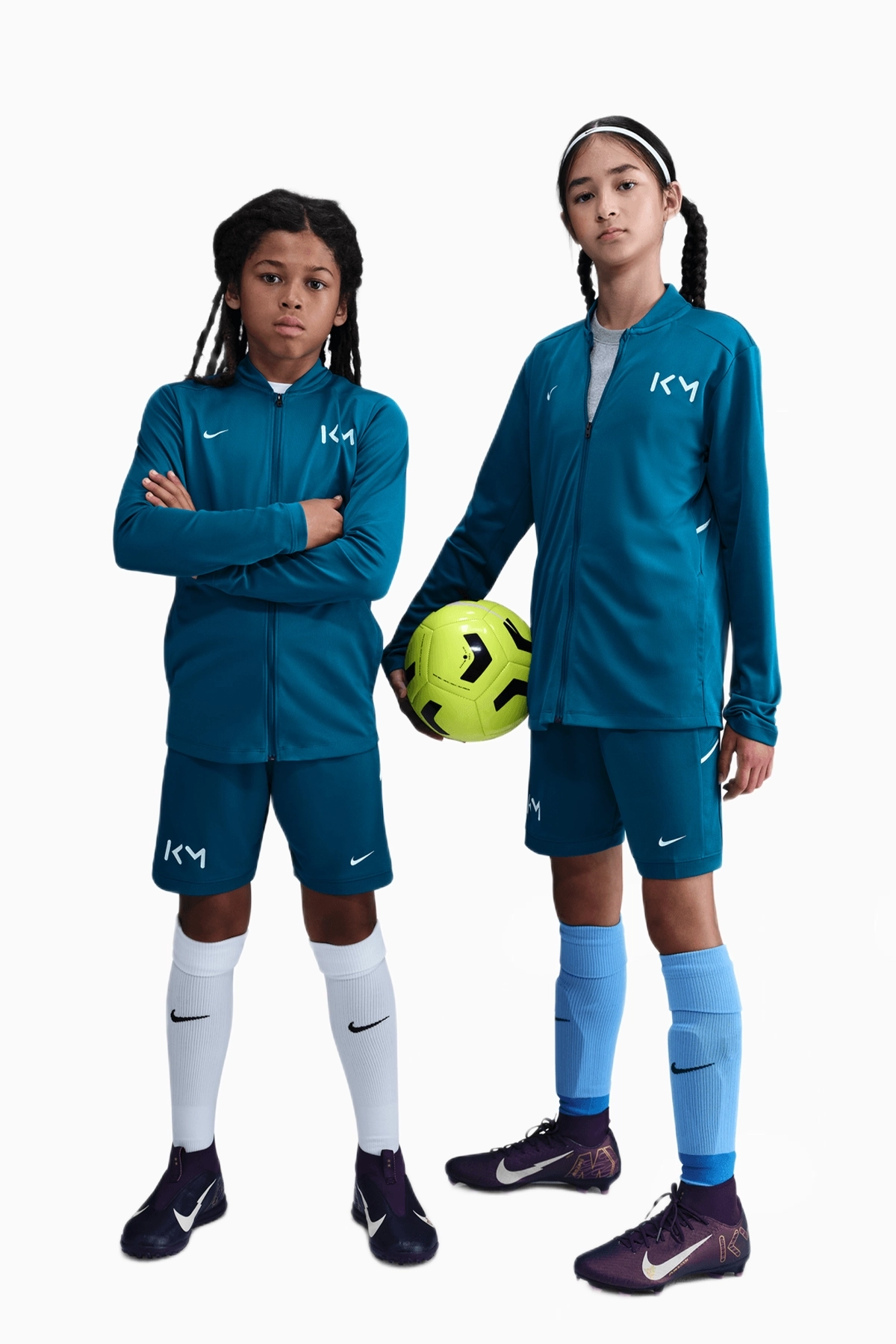 Spodenki Nike Kylian Mbappé Academy Junior - Zielony