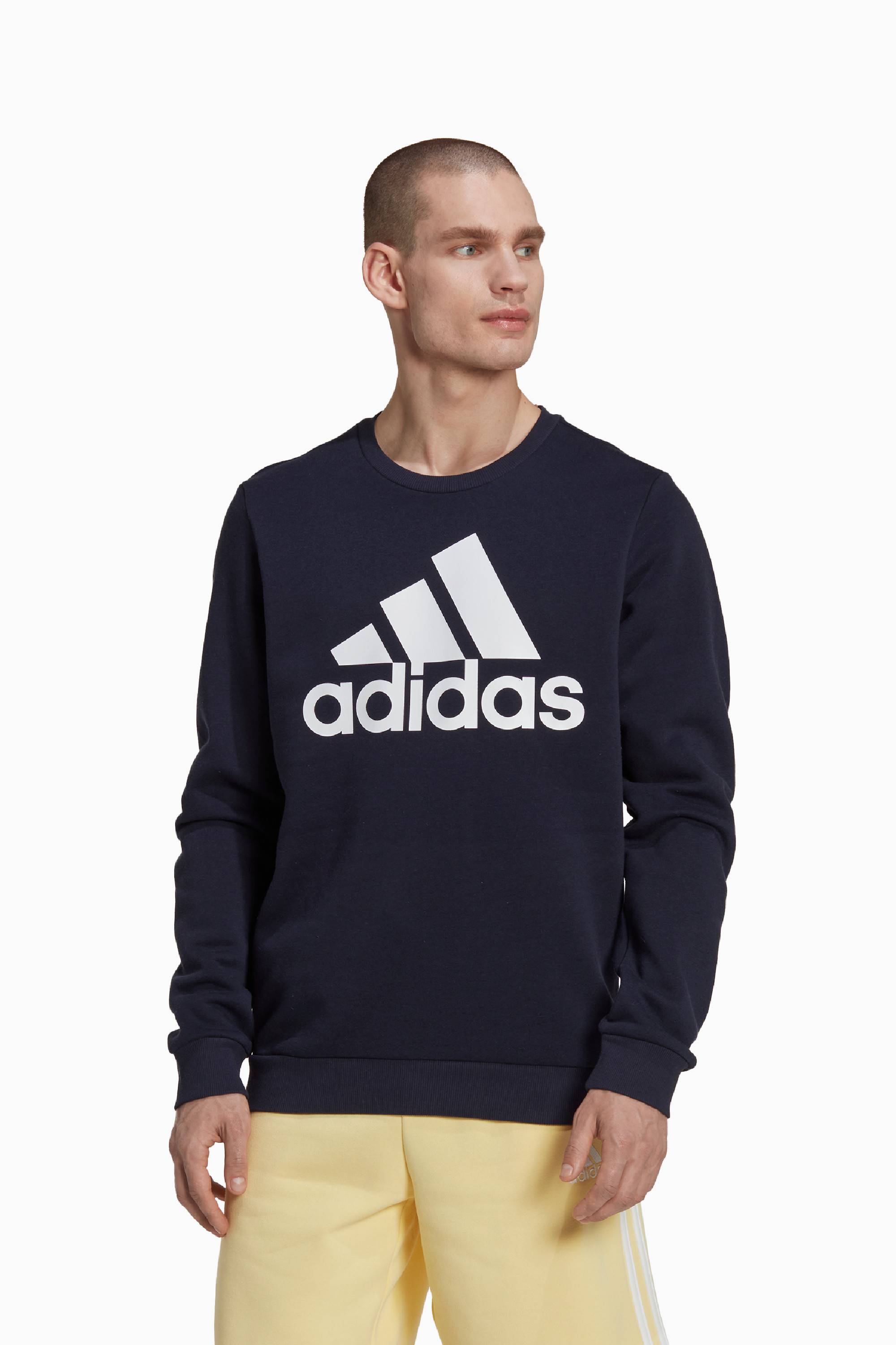 Bluza adidas Essentials Big Logo - Granatowy