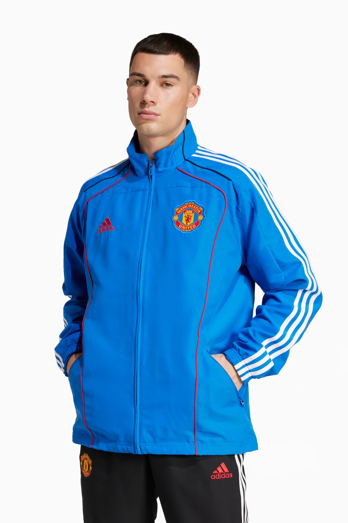 Bluza adidas Manchester United 24/25 Urban Purist Track - Niebieski