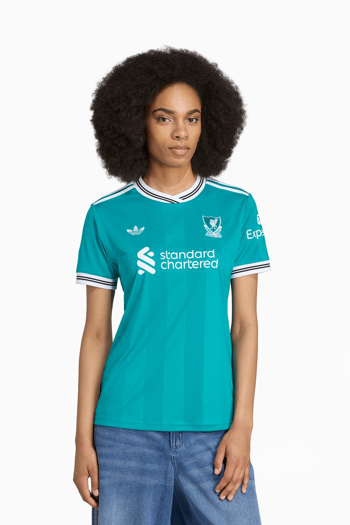 Koszulka adidas Liverpool FC 25/26 Trzecia Replica Damska - Miętowy