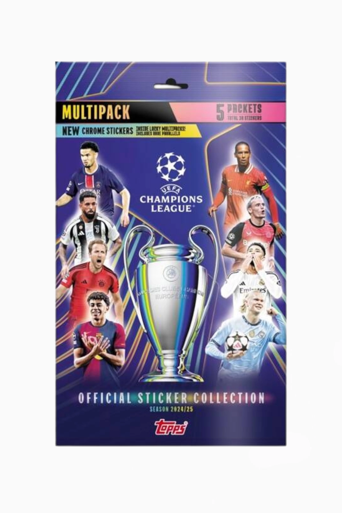Saszetka z naklejkami Topps UEFA Champions League 24/25 Multipack