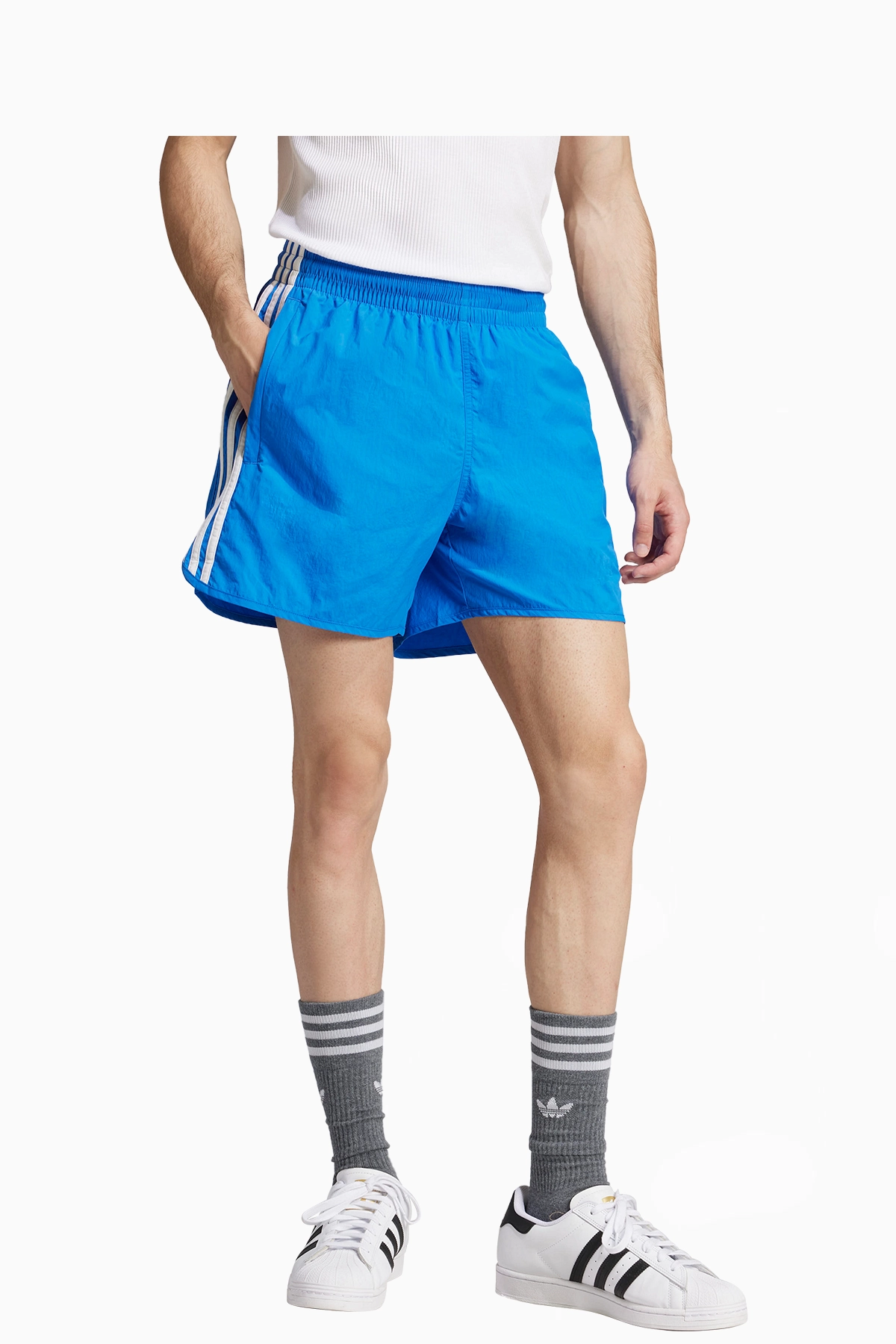 Spodenki adidas Adicolor Classics Sprinter - Niebieski