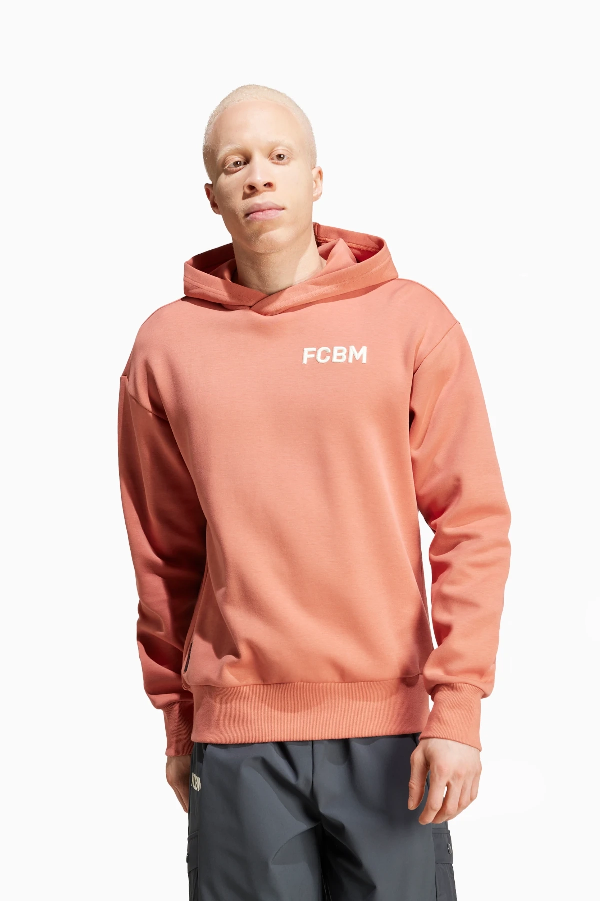 Bluza z kapturem adidas FC Bayern 24/25 Doubleknit - Różowy