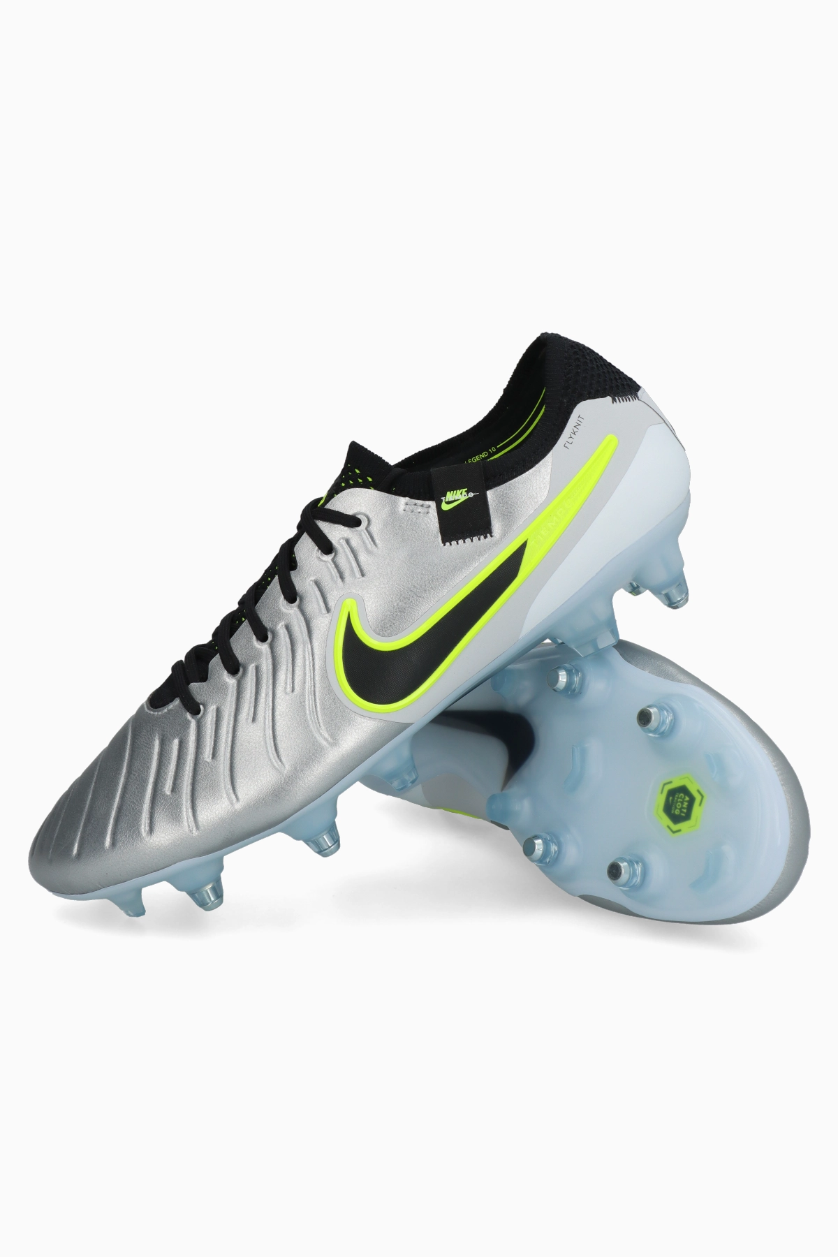 Wkręty Nike Tiempo Legend 10 Elite SG-Pro Anti Clog - Srebrny