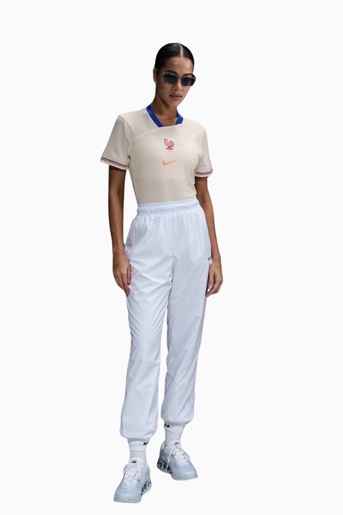 Koszulka Reprezentacji Francji Nike 2025 Wyjazdowa Stadium Damska - Biały