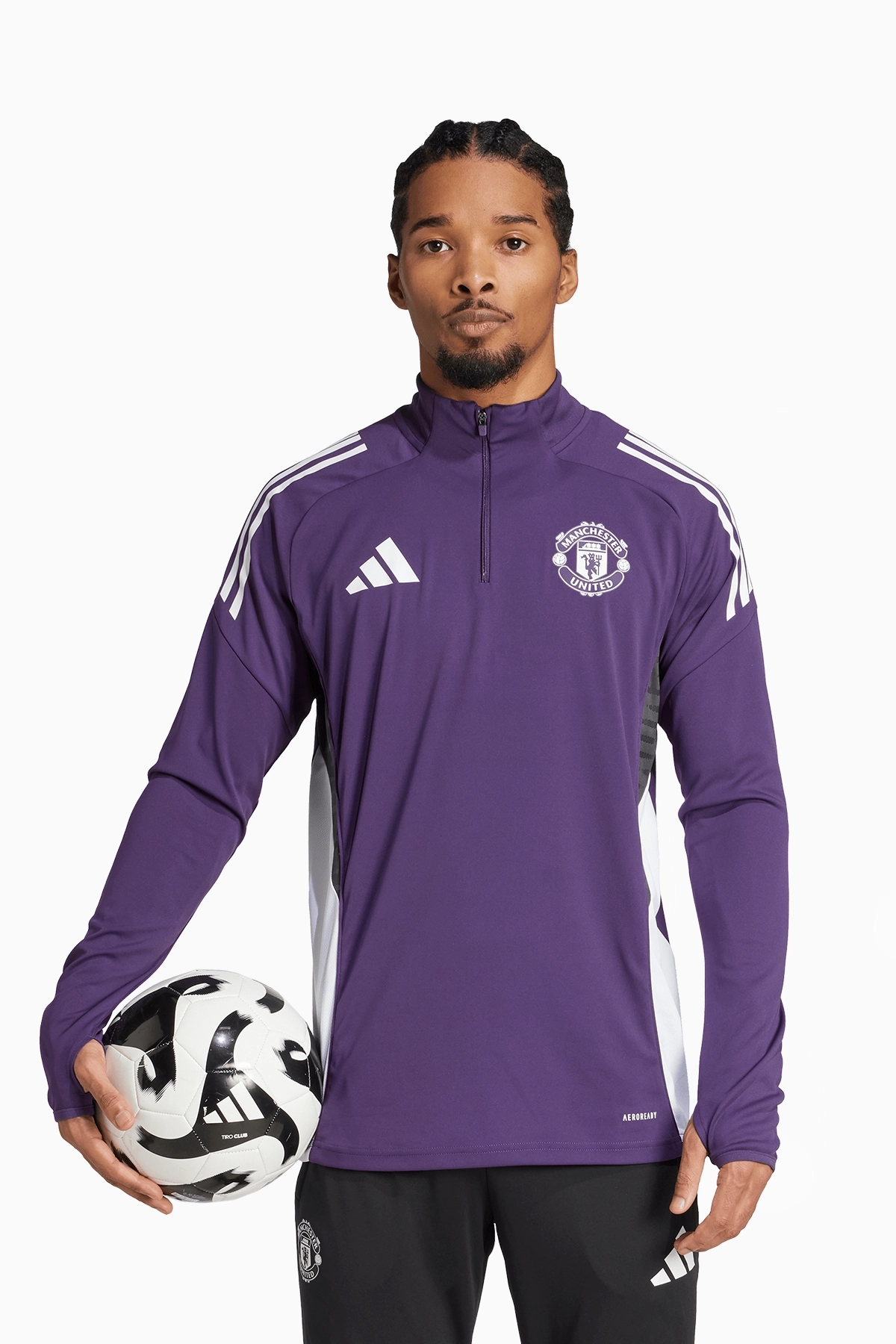 Bluza adidas Manchester United 25/26 Training Top - Fioletowy