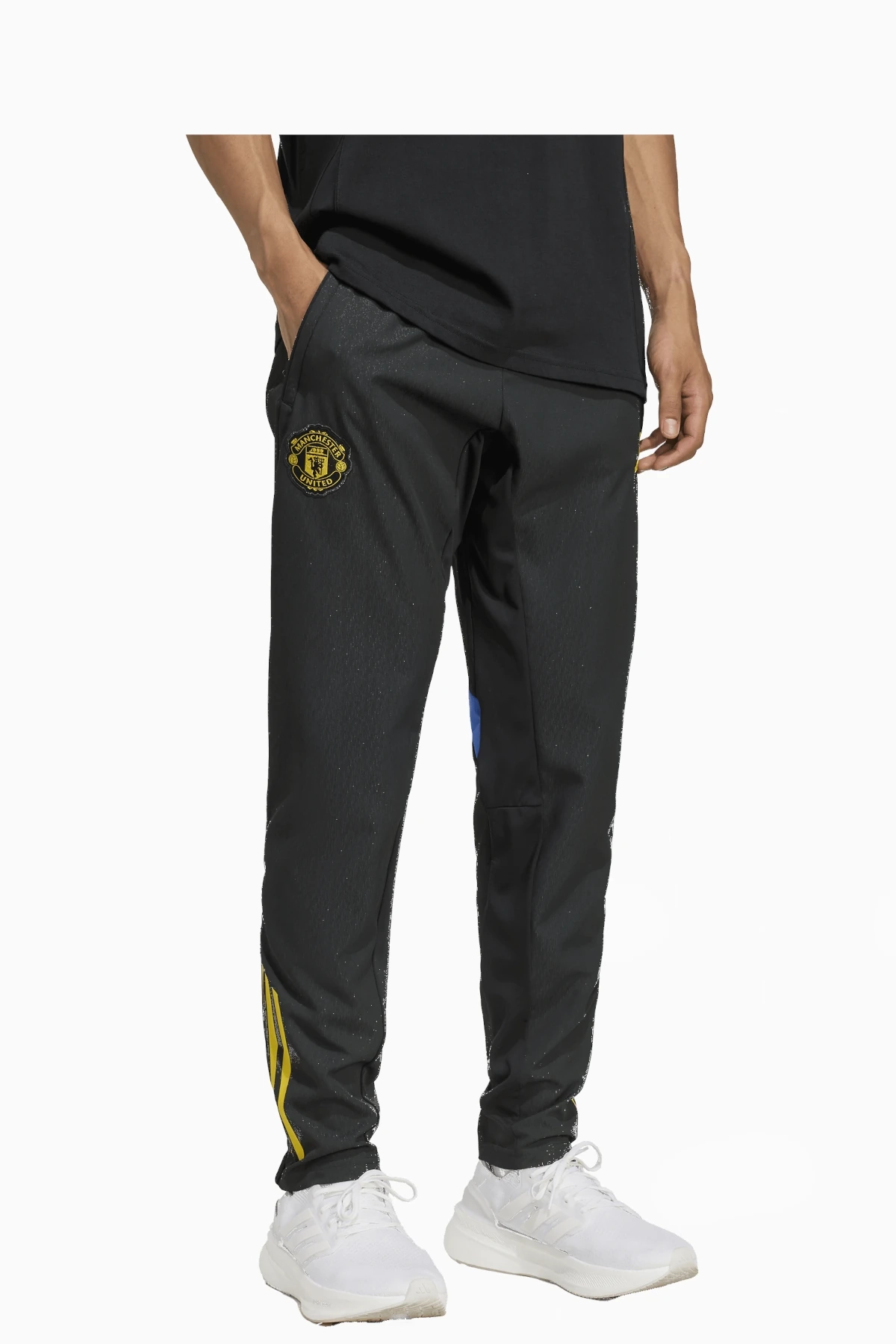 Spodnie adidas Manchester United 25/26 Presentation - Czarny
