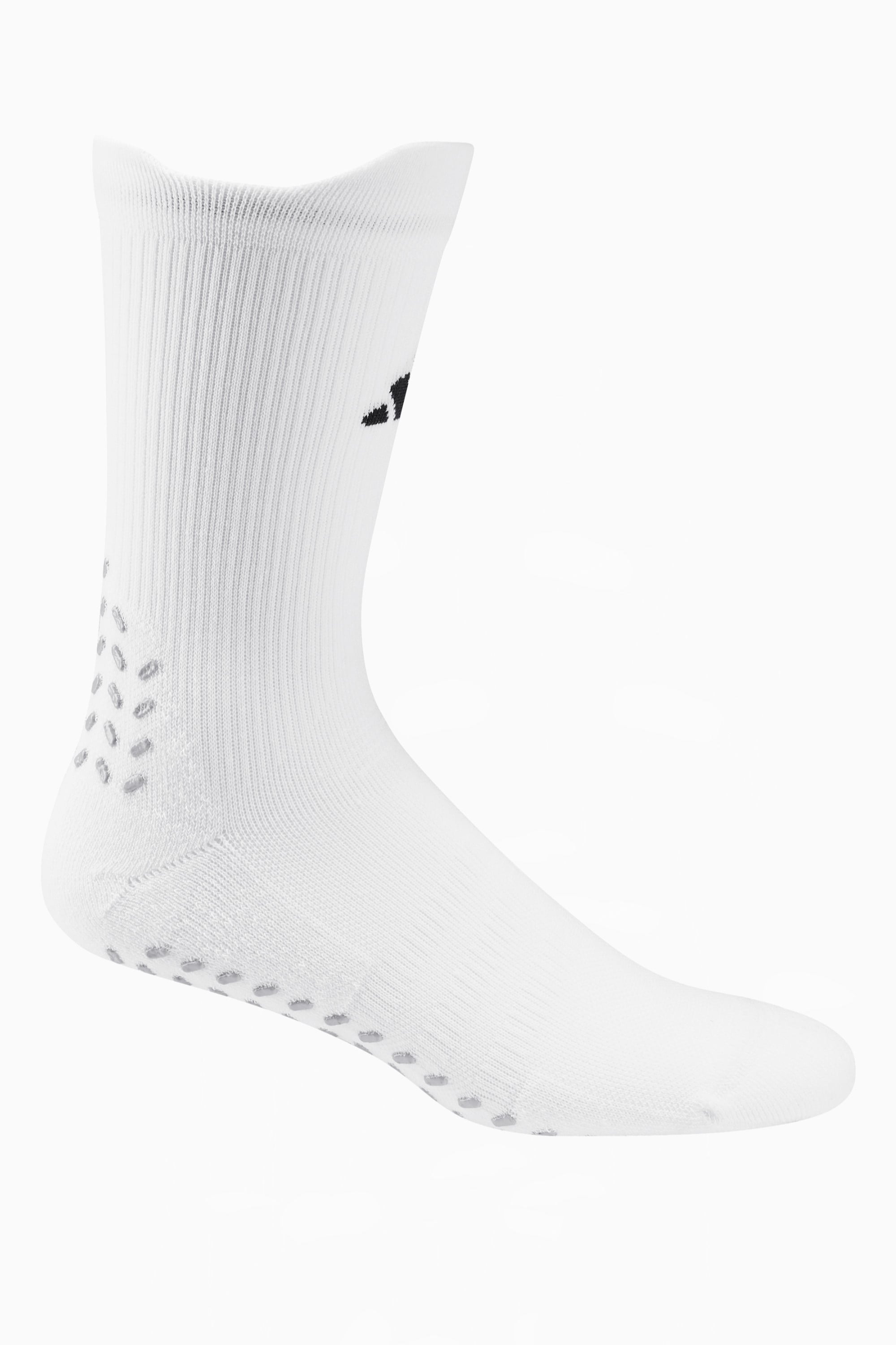 Skarpety adidas Football Grip Printed Cushioned - Biały