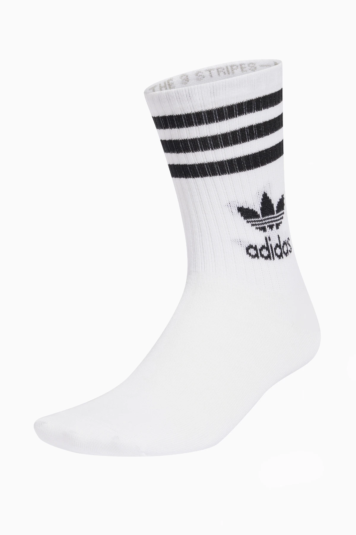 Skarpety adidas 3 Stripes Crew 6 Pairs - Biały