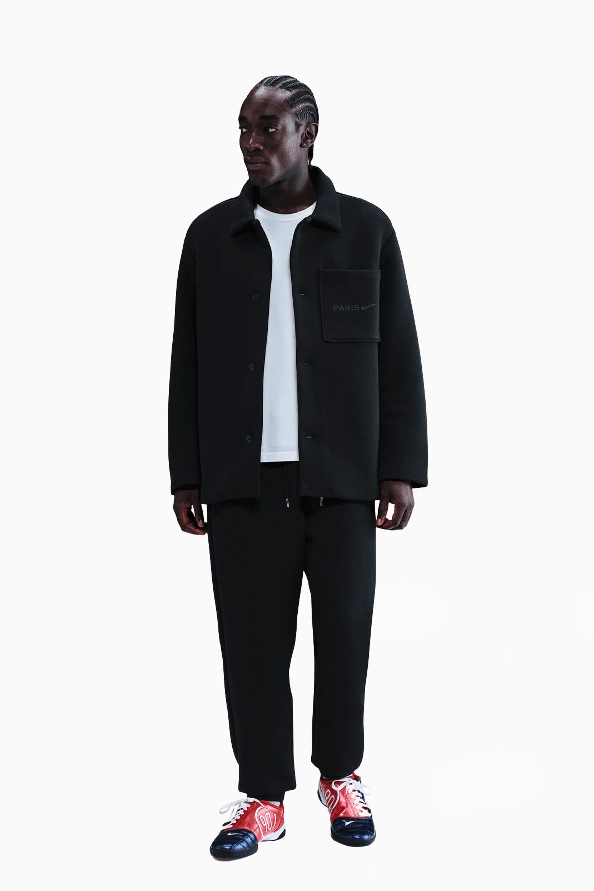 Kurtka Nike PSG 25/26 Fanswear - Czarny