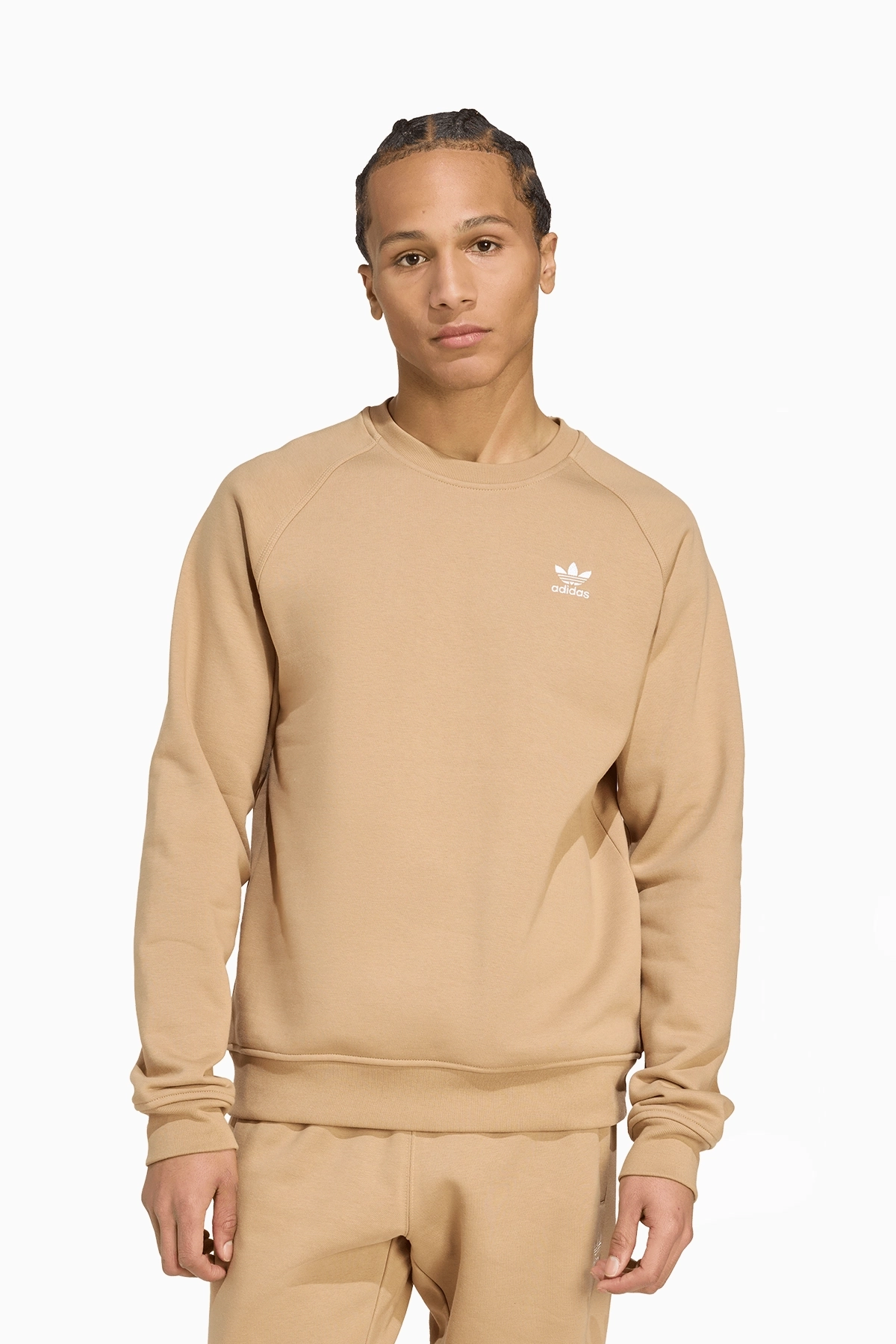 Bluza adidas Trefoil Essentials Crew - Beżowy