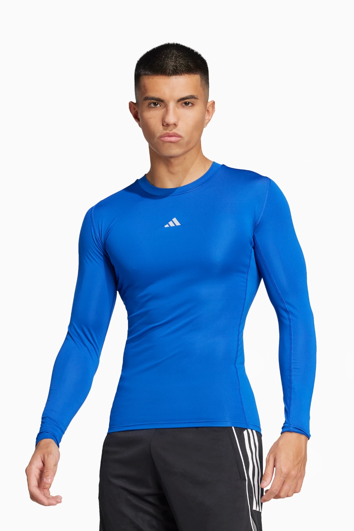 Koszulka Termoaktywna adidas Techfit LS - Niebieski