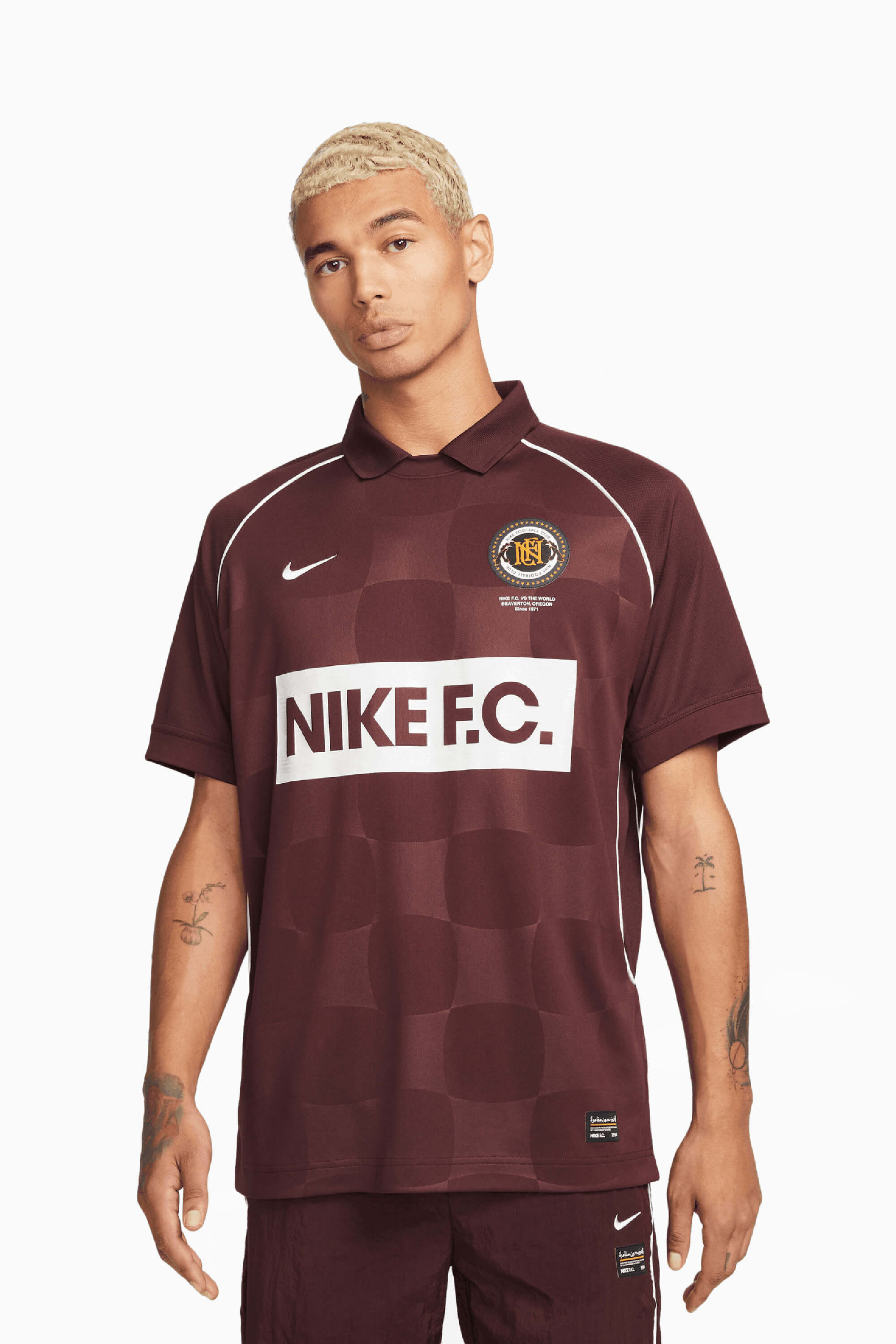 Koszulka Nike F.C. Dri-FIT - Bordowy