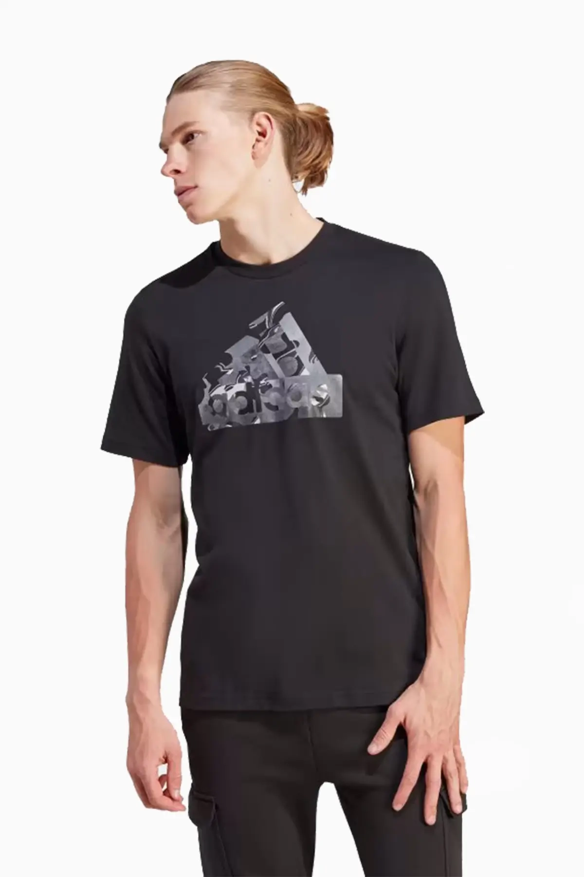 Koszulka adidas Sportswear Future Icons Camo - Czarny