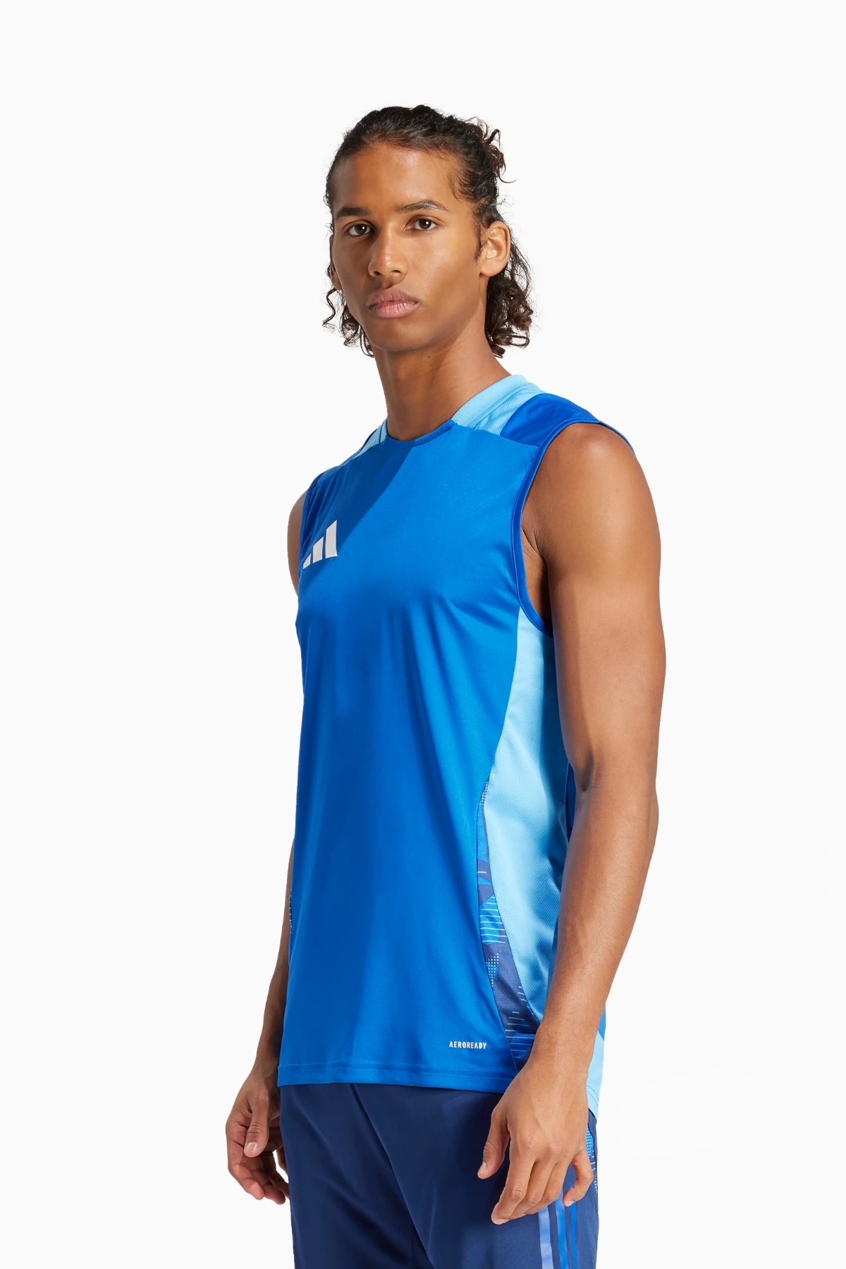Koszulka bez rękawów adidas Tiro 24 Competition Training - Niebieski