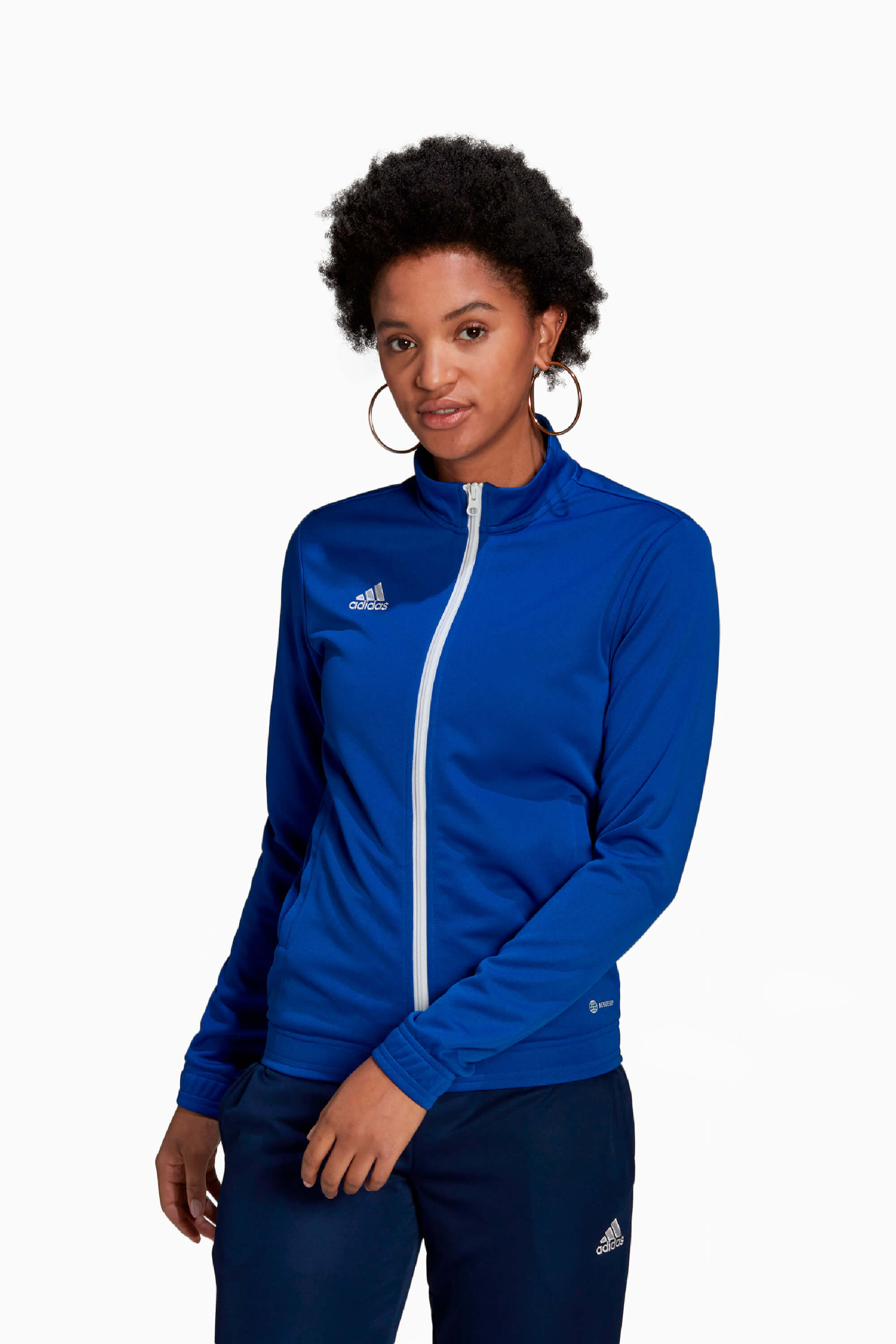Bluza adidas Entrada 22 Track Damska - Niebieski
