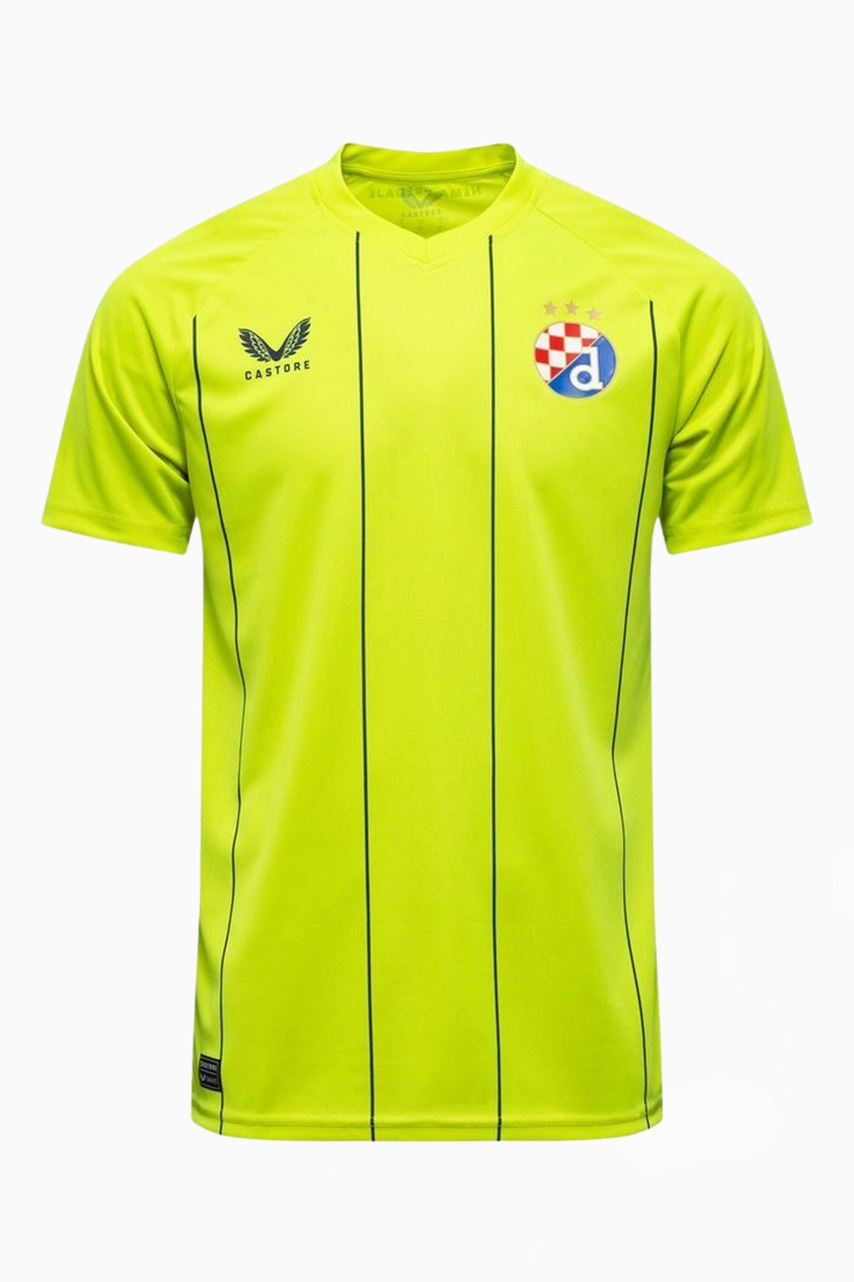 Koszulka Castore Dinamo Zagrzeb 24/25 Wyjazdowa Junior - Limonkowy