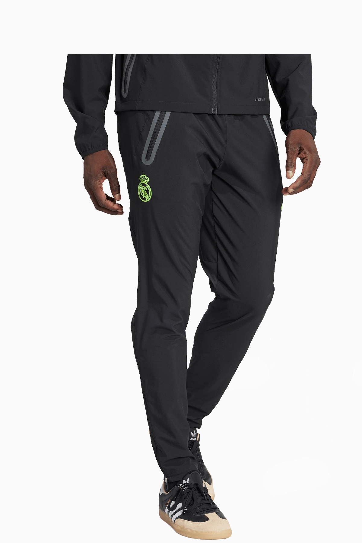 Spodnie adidas Real Madryt 25/26 Competition Vis Tech Travel - Czarny