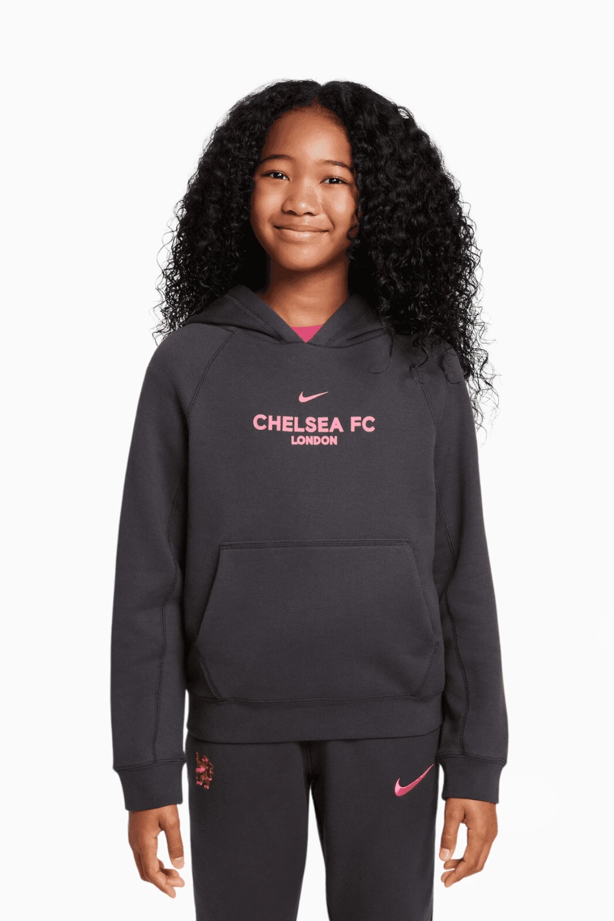 Bluza z kapturem Nike Chelsea FC 24/25 Air Junior - Szary