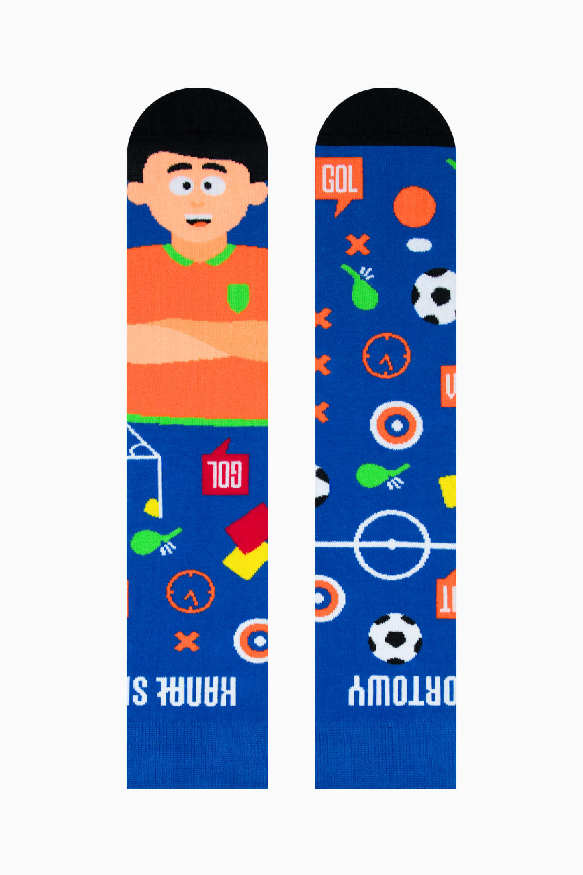 Skarpety Kanał Sportowy x Nanushki - Multikolor