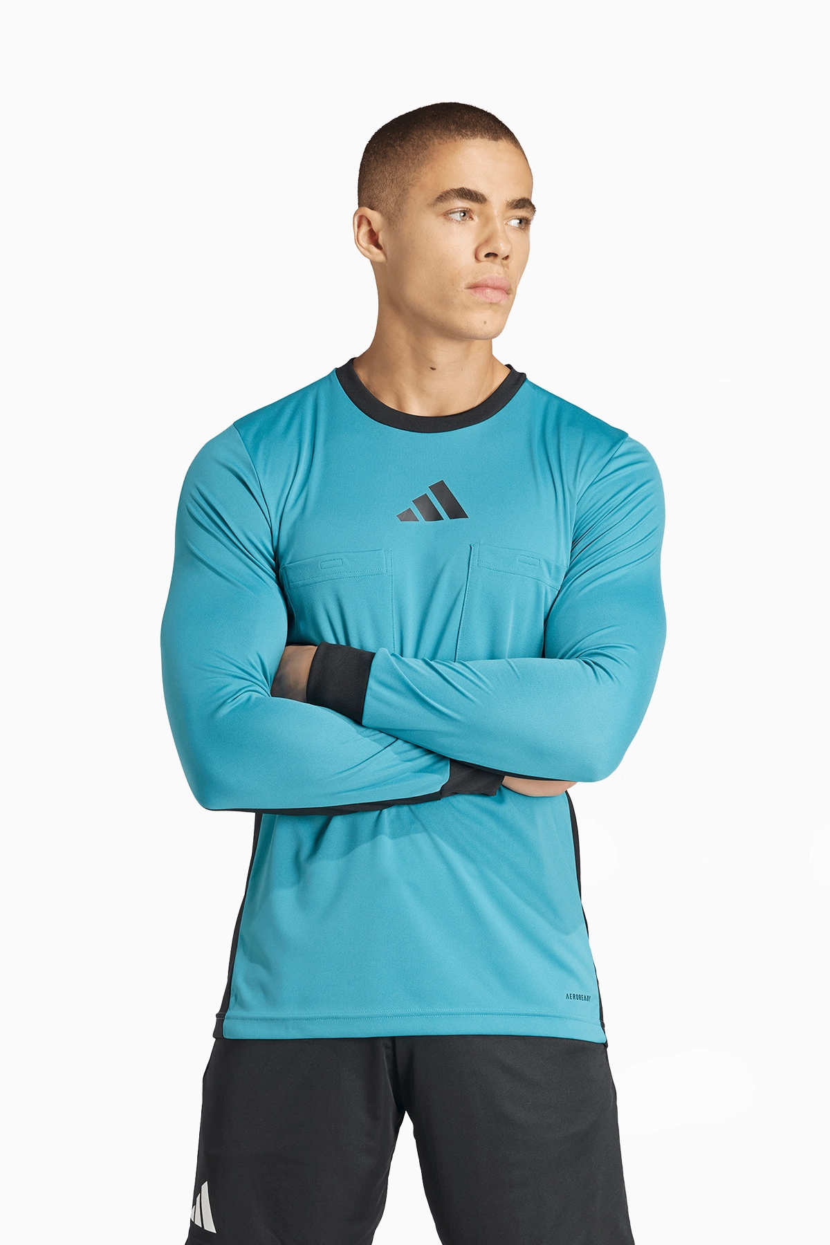 Koszulka z długim rękawem adidas Referee 24 - Niebieski