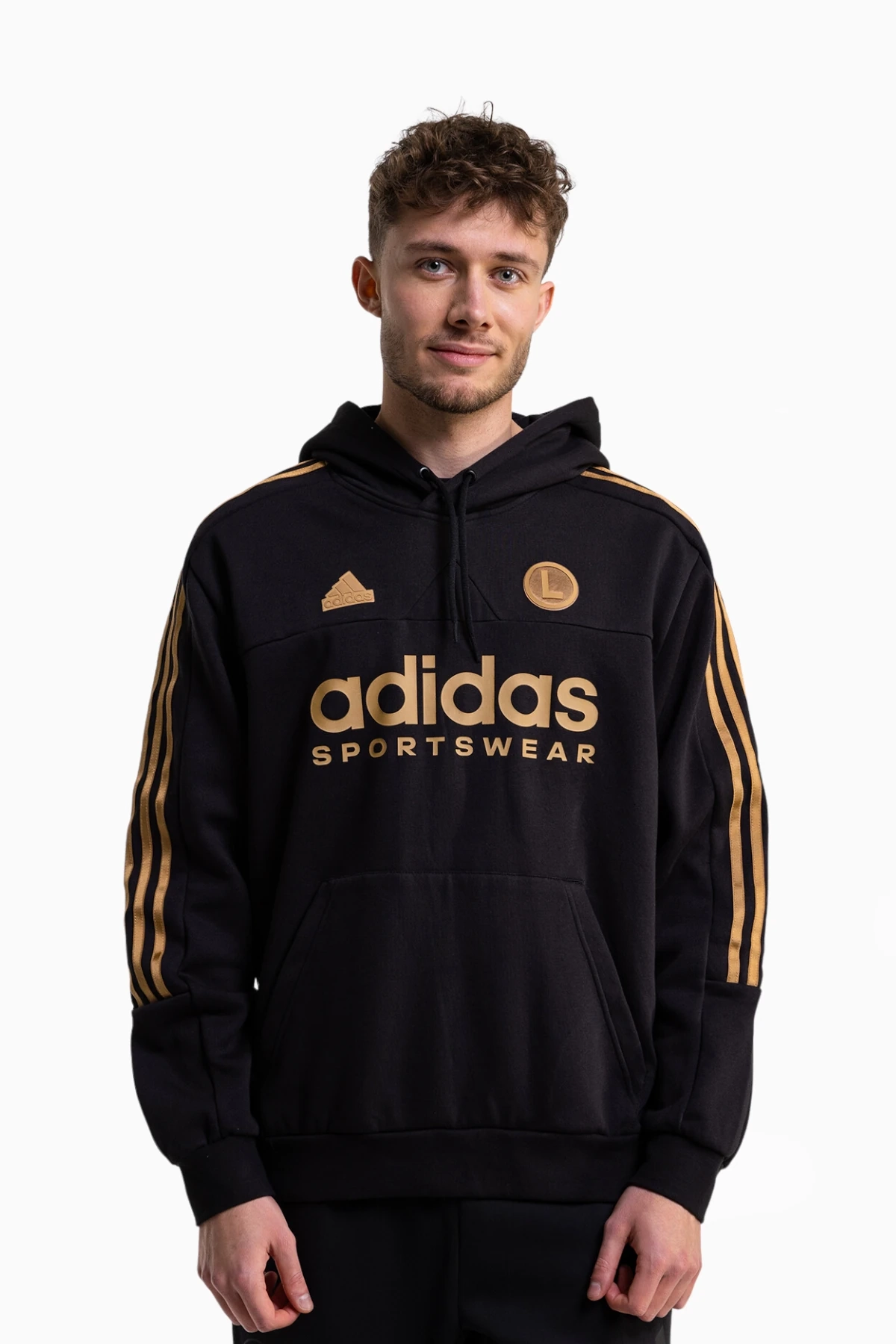 Bluza z kapturem adidas Legia Warszawa 24/25 House of Tiro Nations - Czarny