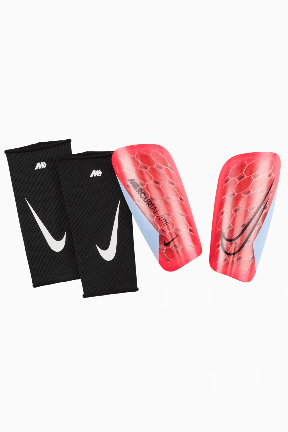 Ochraniacze Nike Mercurial Lite - Czerwony
