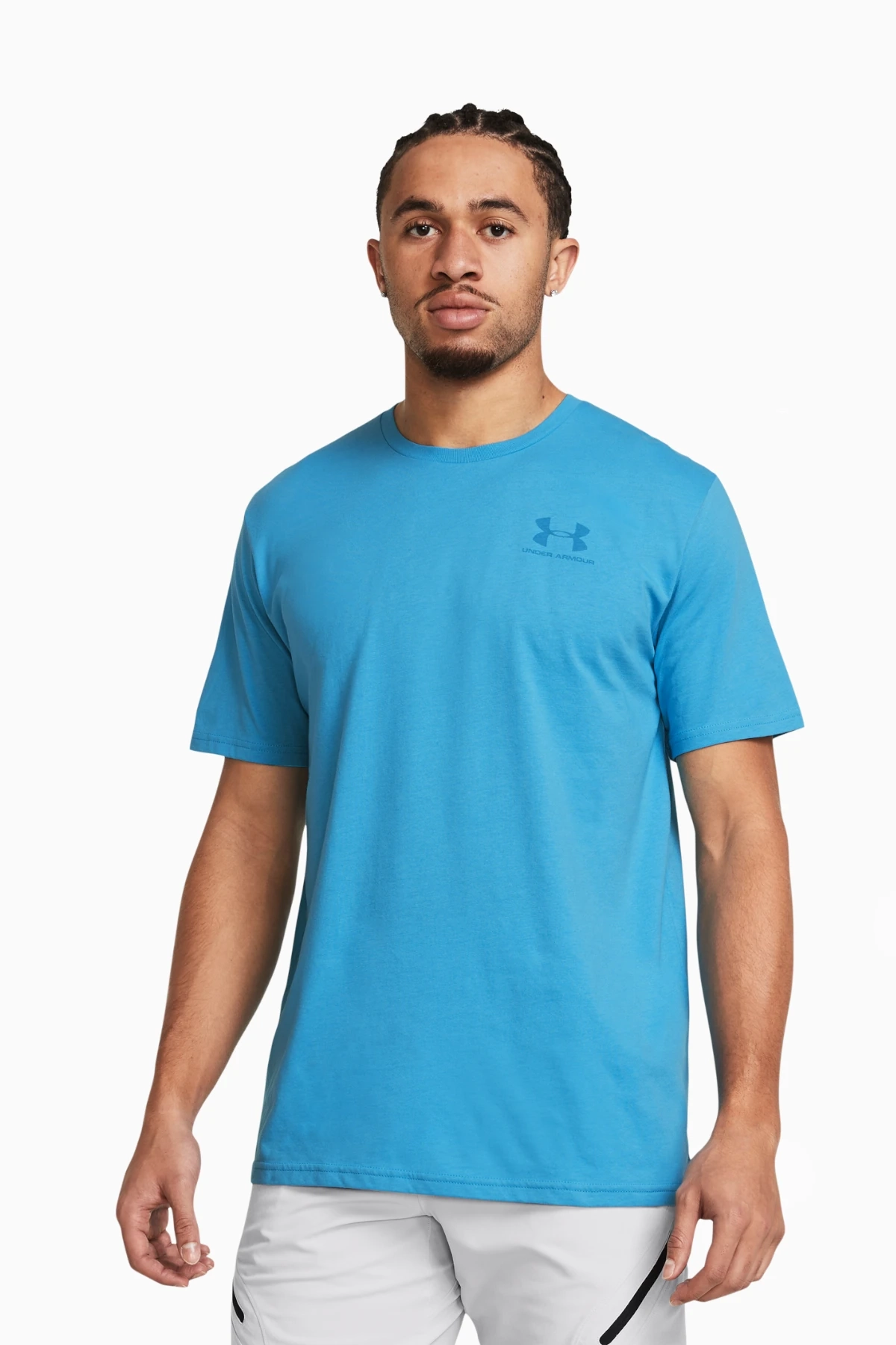 Koszulka Under Armour Sportstyle Left Chest - Błękitny