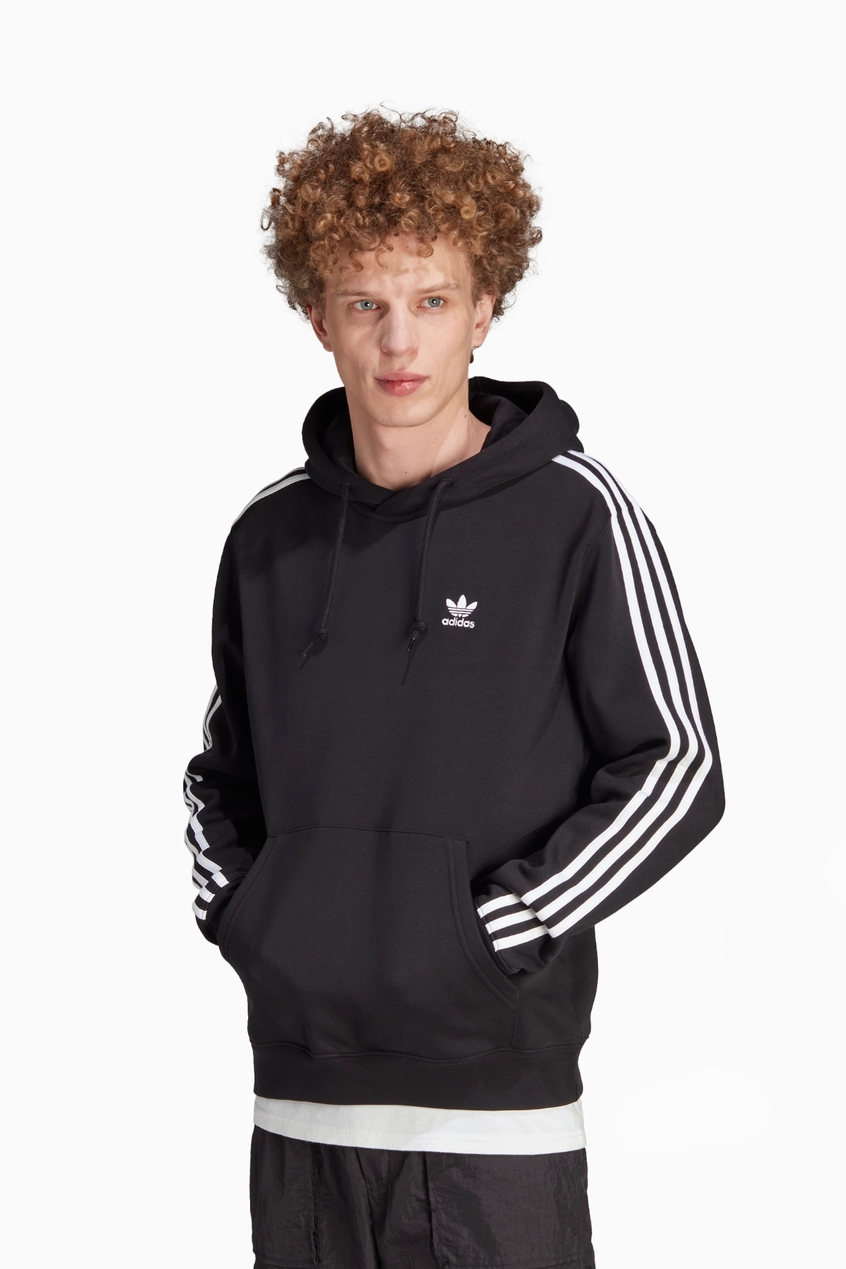 Bluza z kapturem adidas Adicolor Classics 3-S - Czarny