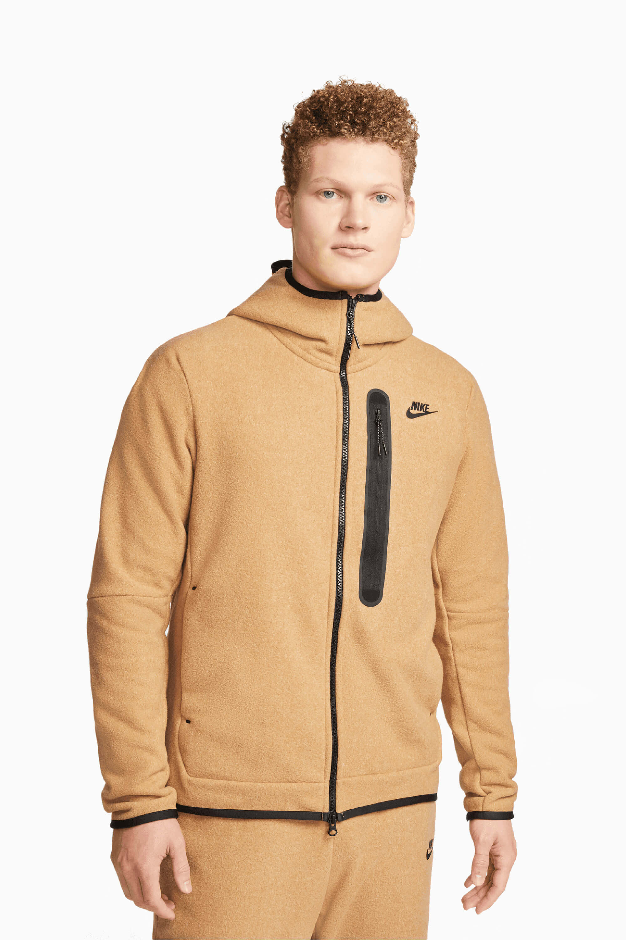 Bluza z kapturem Nike Sportswear Tech Fleece - Żółty