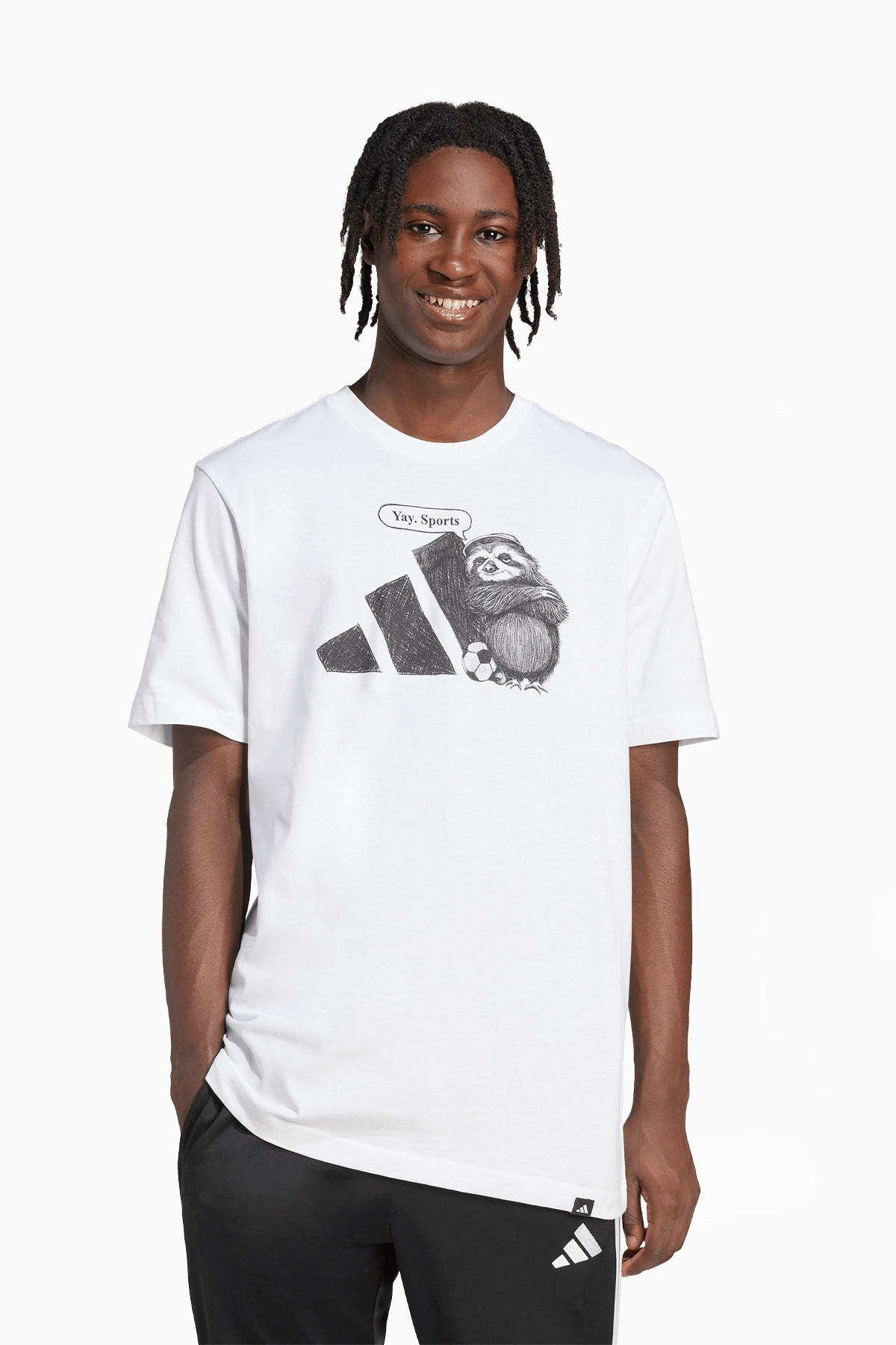 Koszulka adidas Yay Sports Graphic - Biały