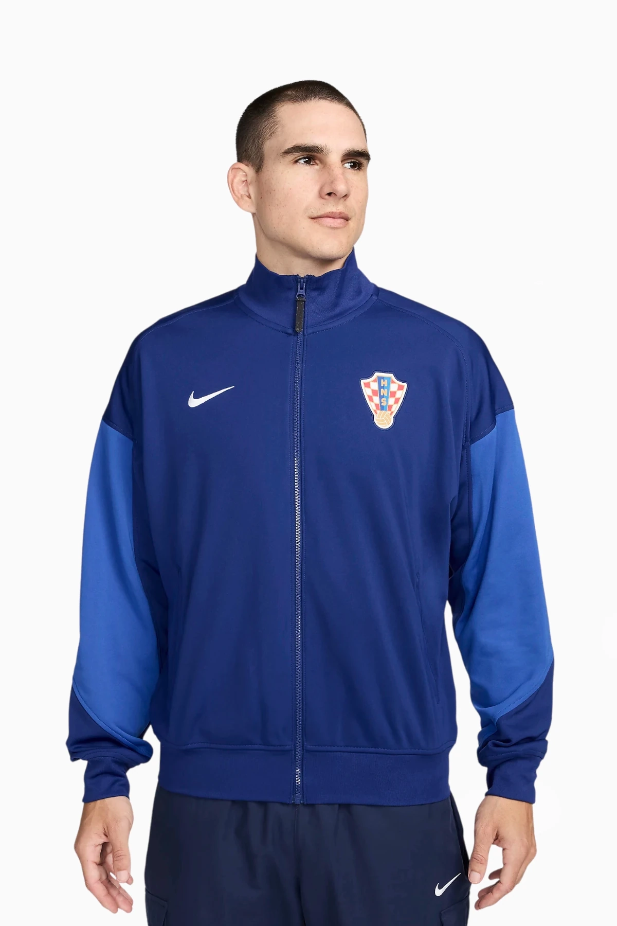Bluza Reprezentacji Chorwacji Nike 2024 Anthem - Granatowy