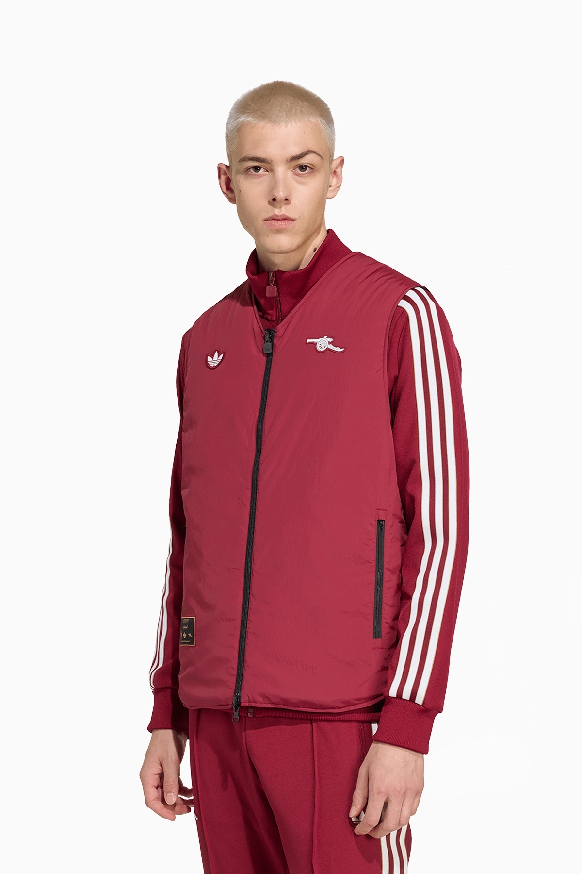 Kamizelka adidas Arsenal FC 25/26 Terrace Icons - Czerwony