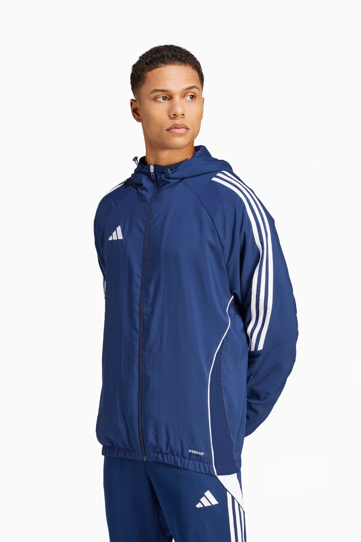 Kurtka adidas Tiro 24 Windbreaker - Granatowy