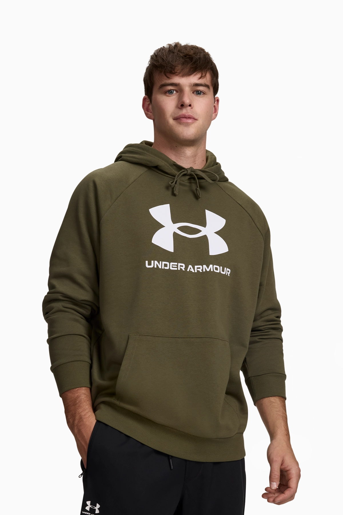 Bluza z kapturem Under Armour Rival Fleece Logo - Zielony