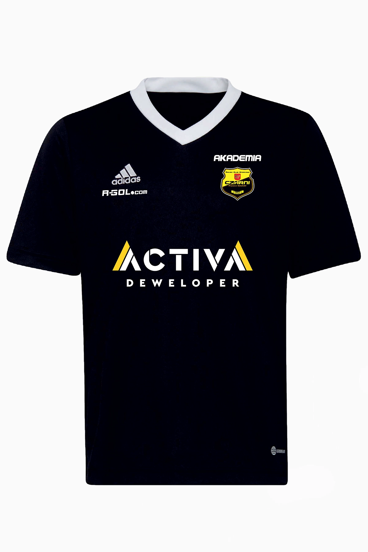 Koszulka adidas Czarni Pruszcz Gdański 24/25 Junior - Czarny