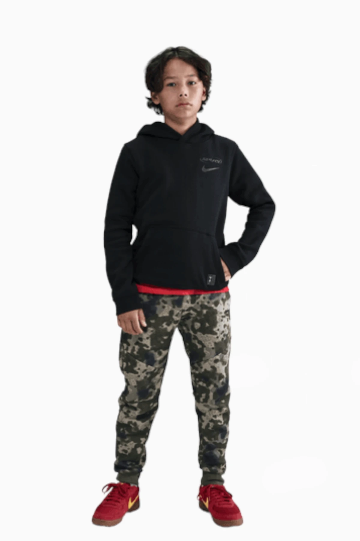 Bluza z kapturem Nike Tottenham Hotspur 25/26 Club Junior - Czarny