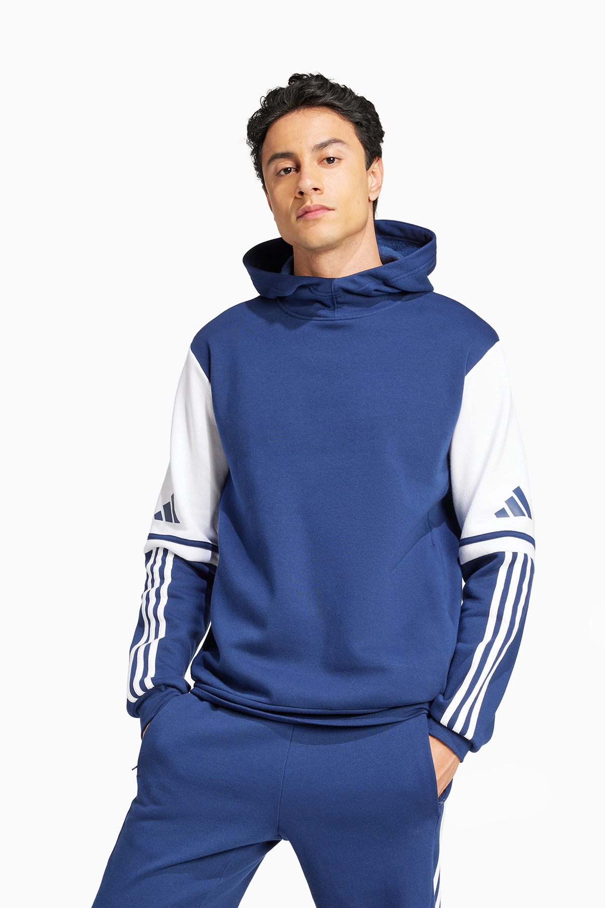 Bluza z kapturem adidas Squadra 25 Sweat - Granatowy