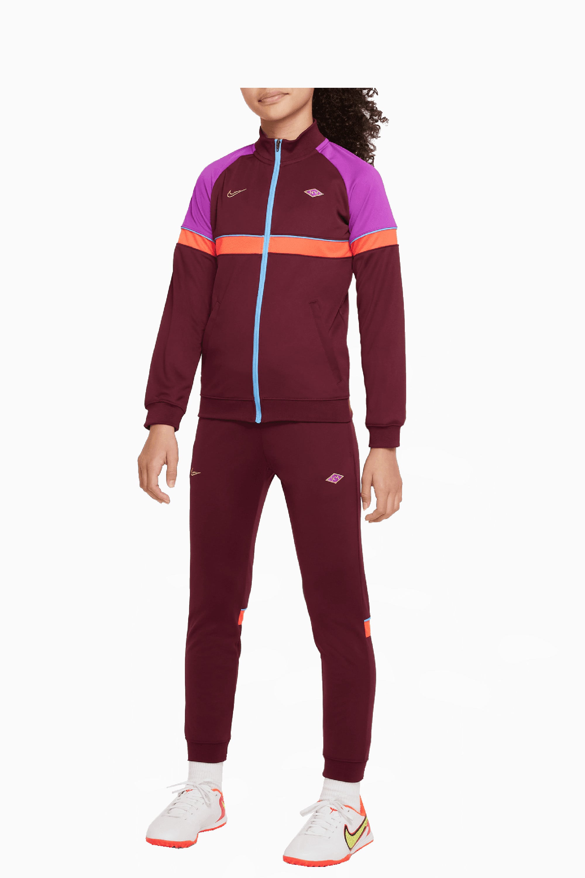 Dres Nike Dri-Fit Kylian Mbappé Junior - Bordowy