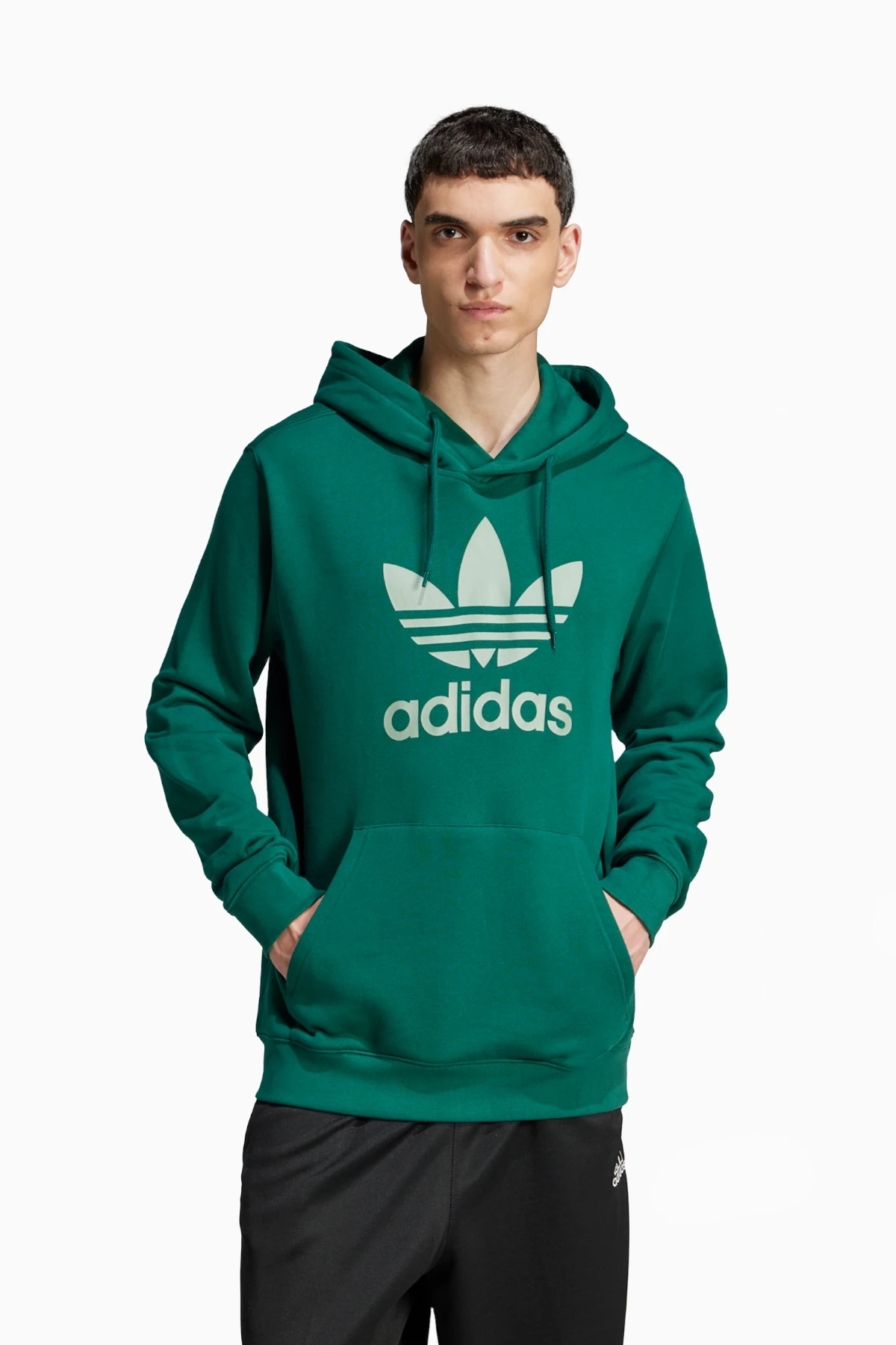 Bluza z kapturem adidas Adicolor Classics Trefoil - Zielony