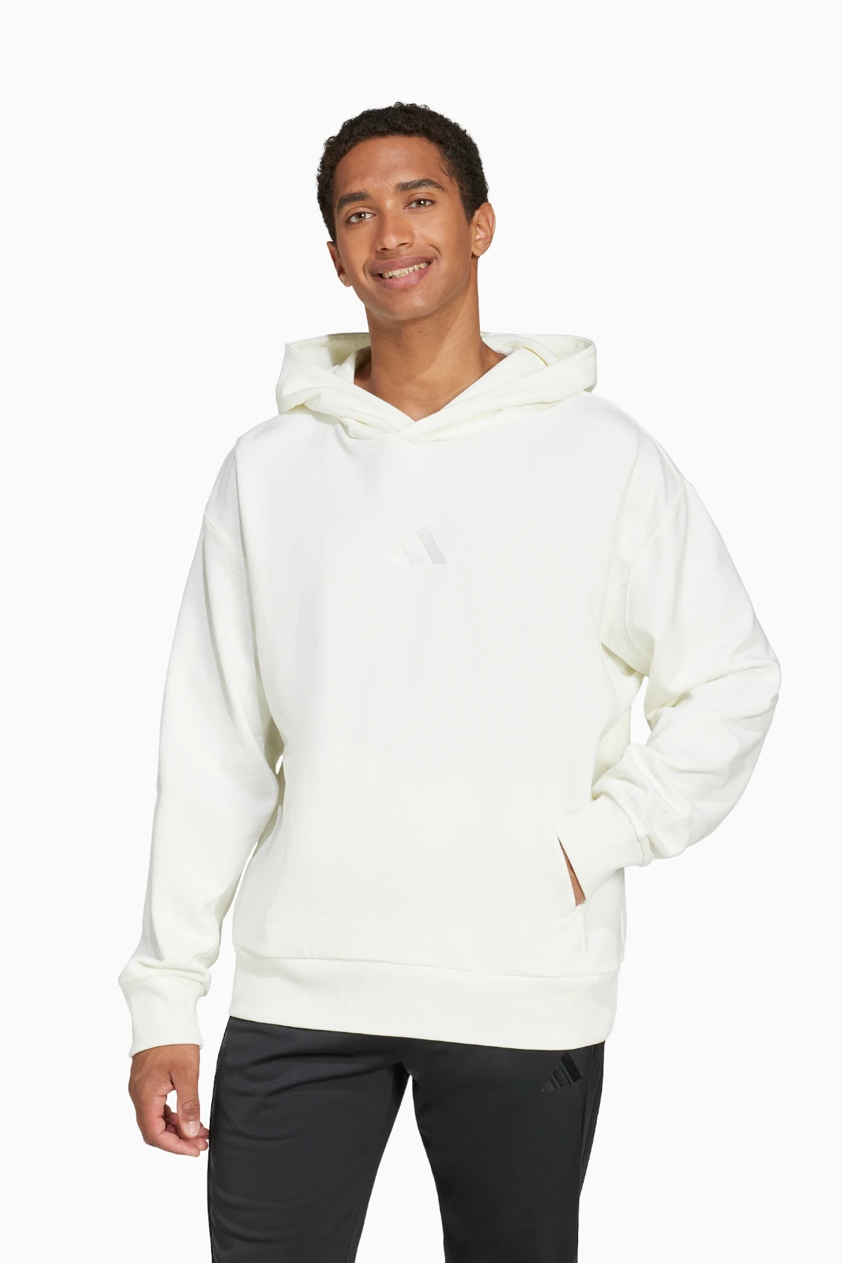 Bluza z kapturem adidas Elevated All SZN Cloud - Biały