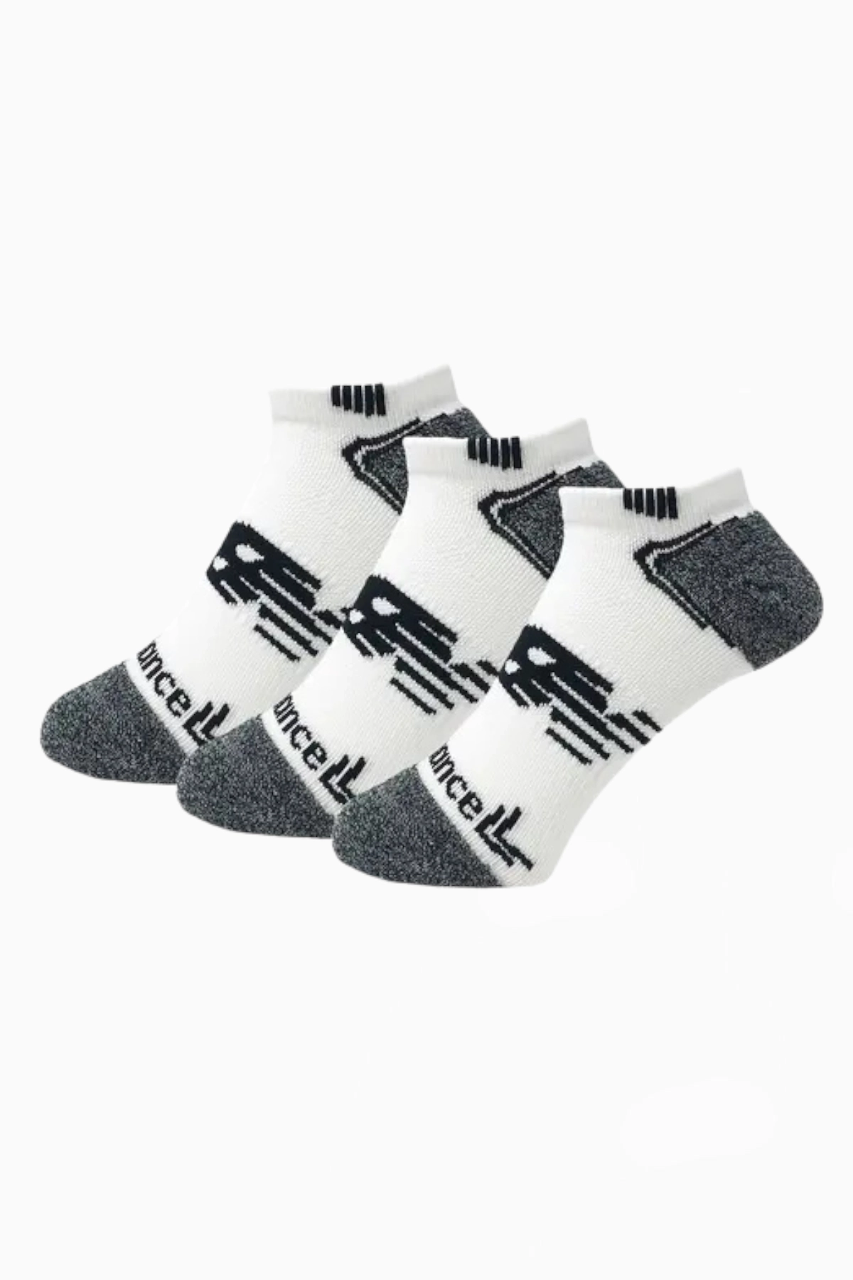 Skarpety Stopki New Balance No Show Run 3 Pack - Biały